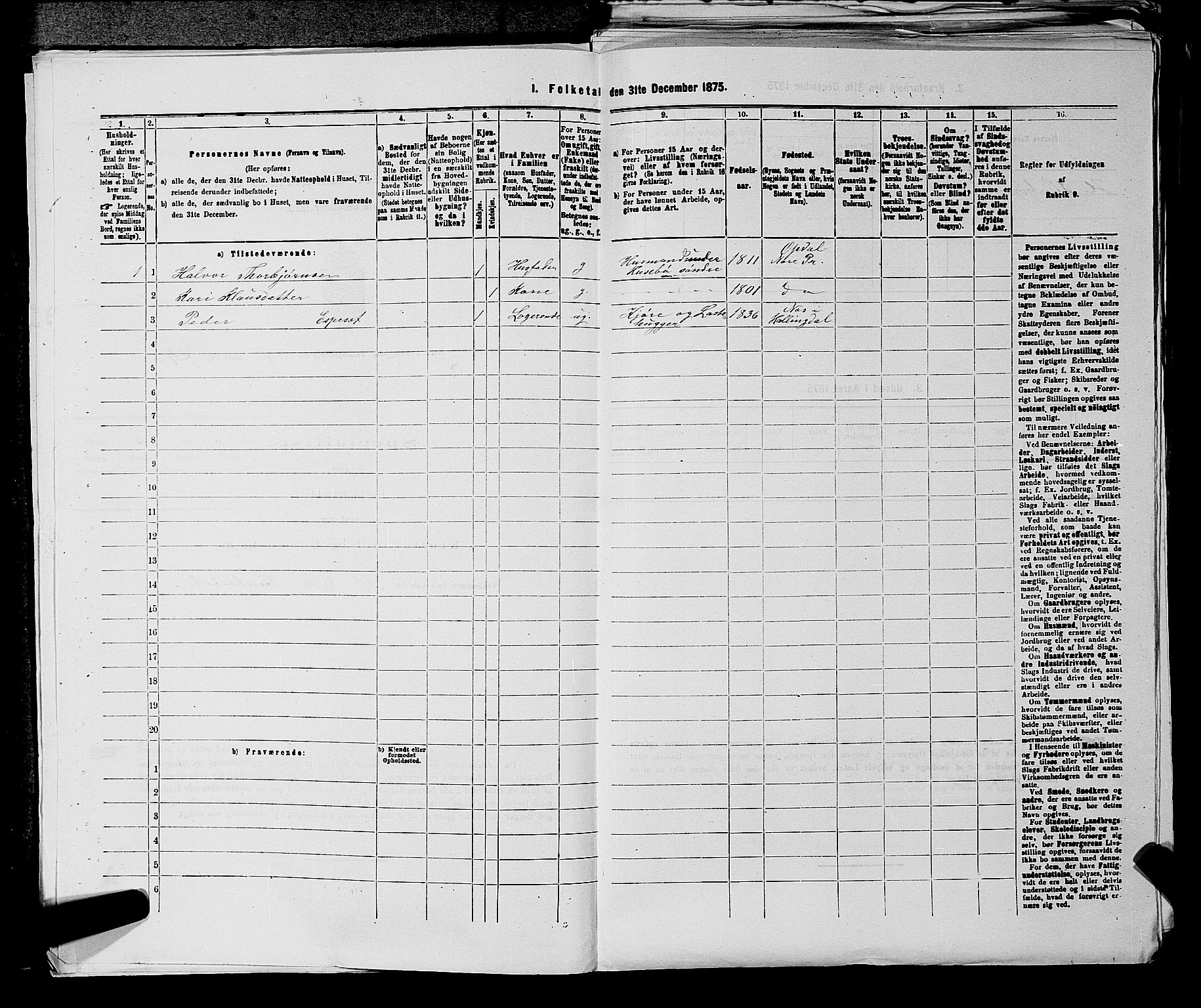 SAKO, 1875 census for 0633P Nore, 1875, p. 471