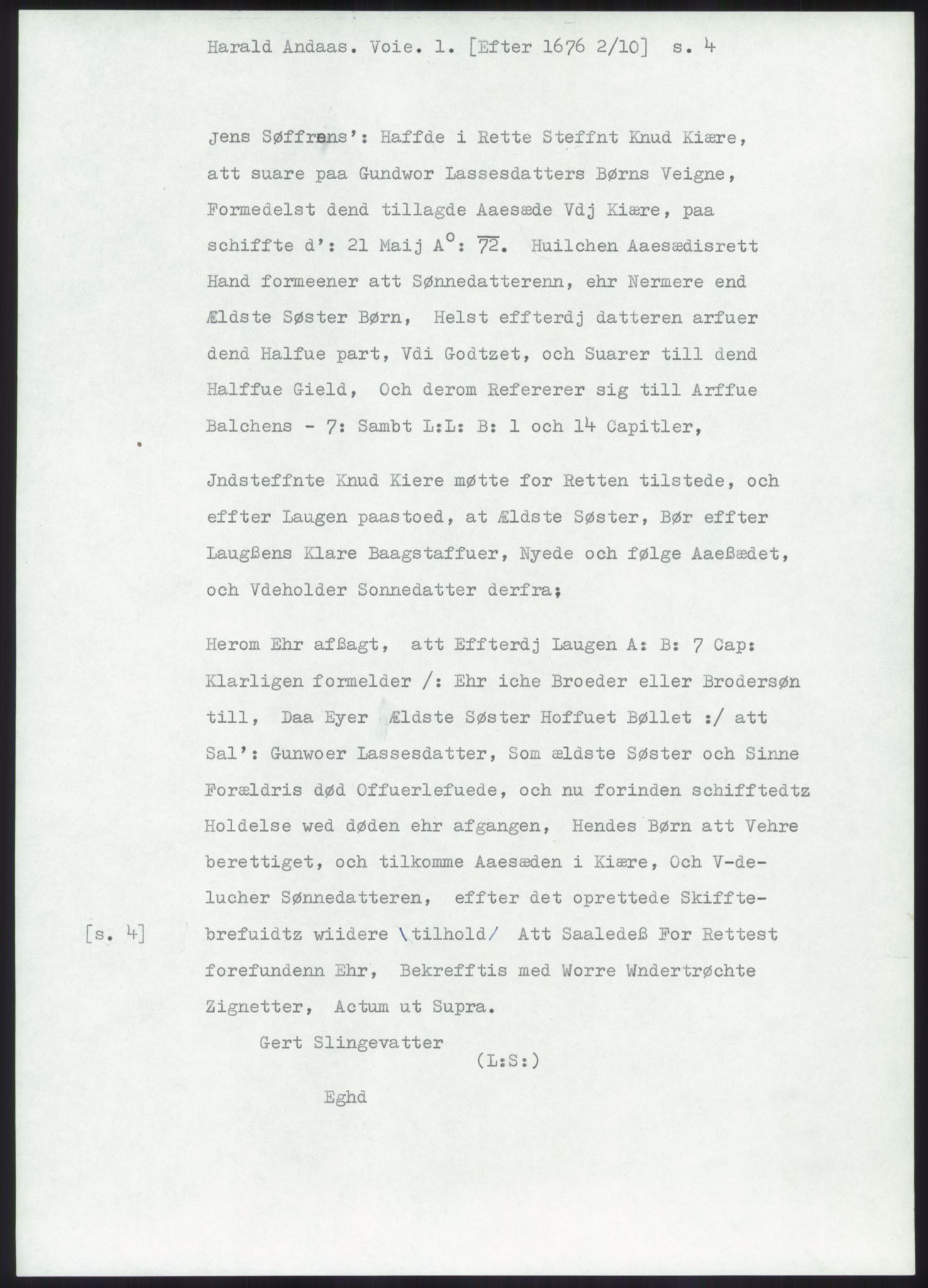 Samlinger til kildeutgivelse, Diplomavskriftsamlingen, AV/RA-EA-4053/H/Ha, p. 518