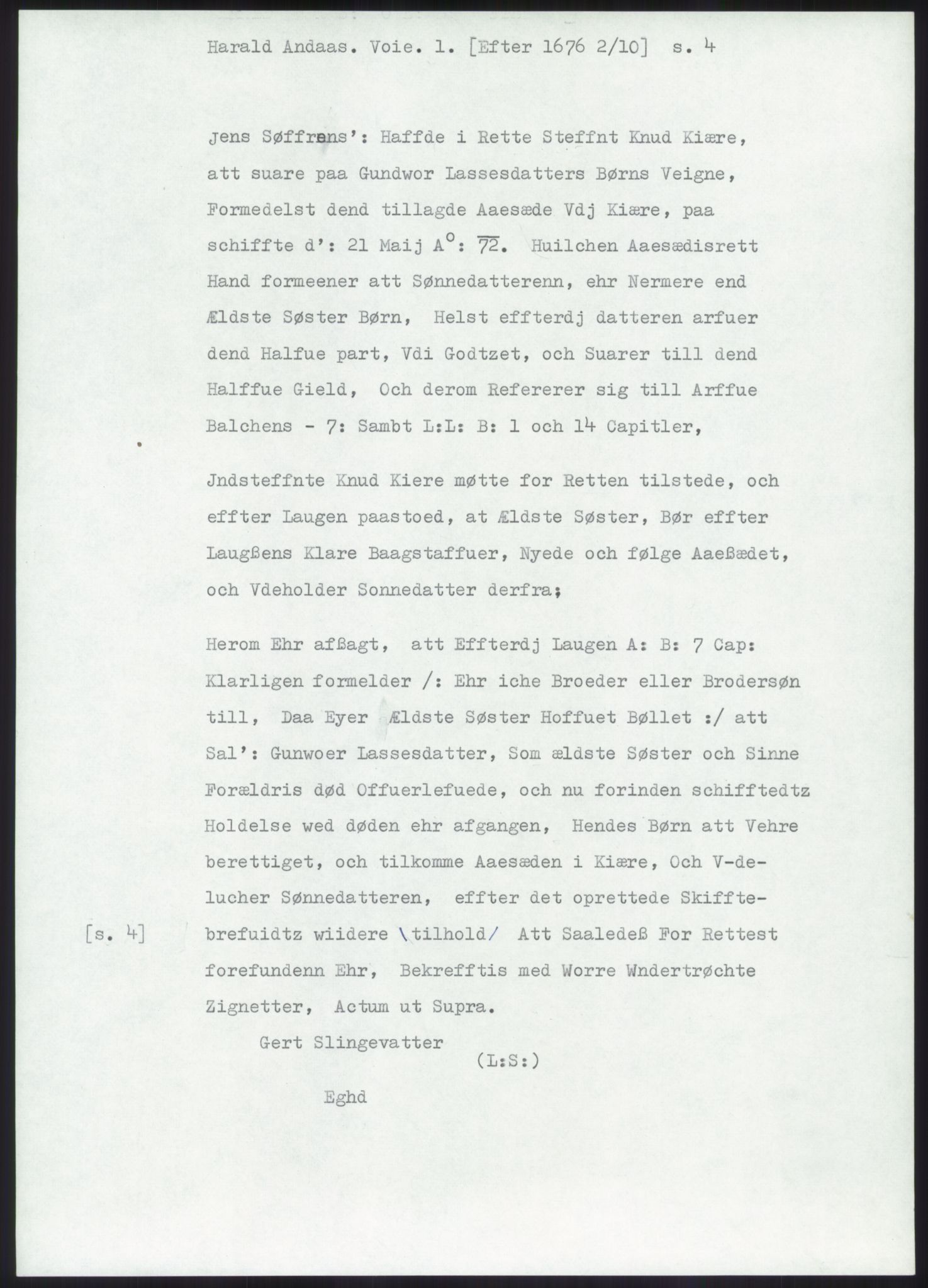 Samlinger til kildeutgivelse, Diplomavskriftsamlingen, RA/EA-4053/H/Ha, p. 518