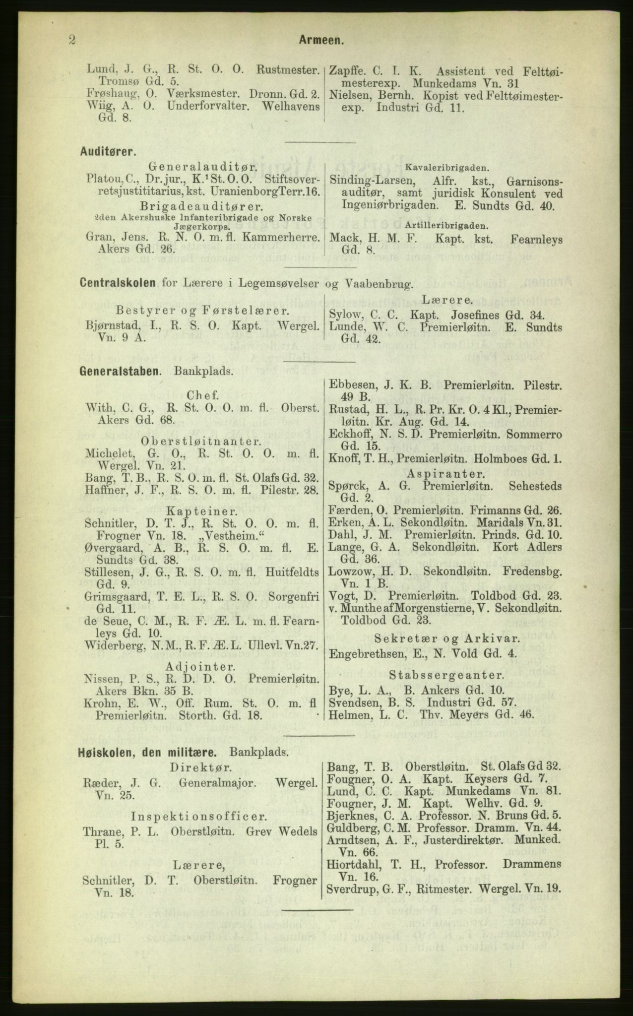 Kristiania/Oslo adressebok, PUBL/-, 1883, p. 2