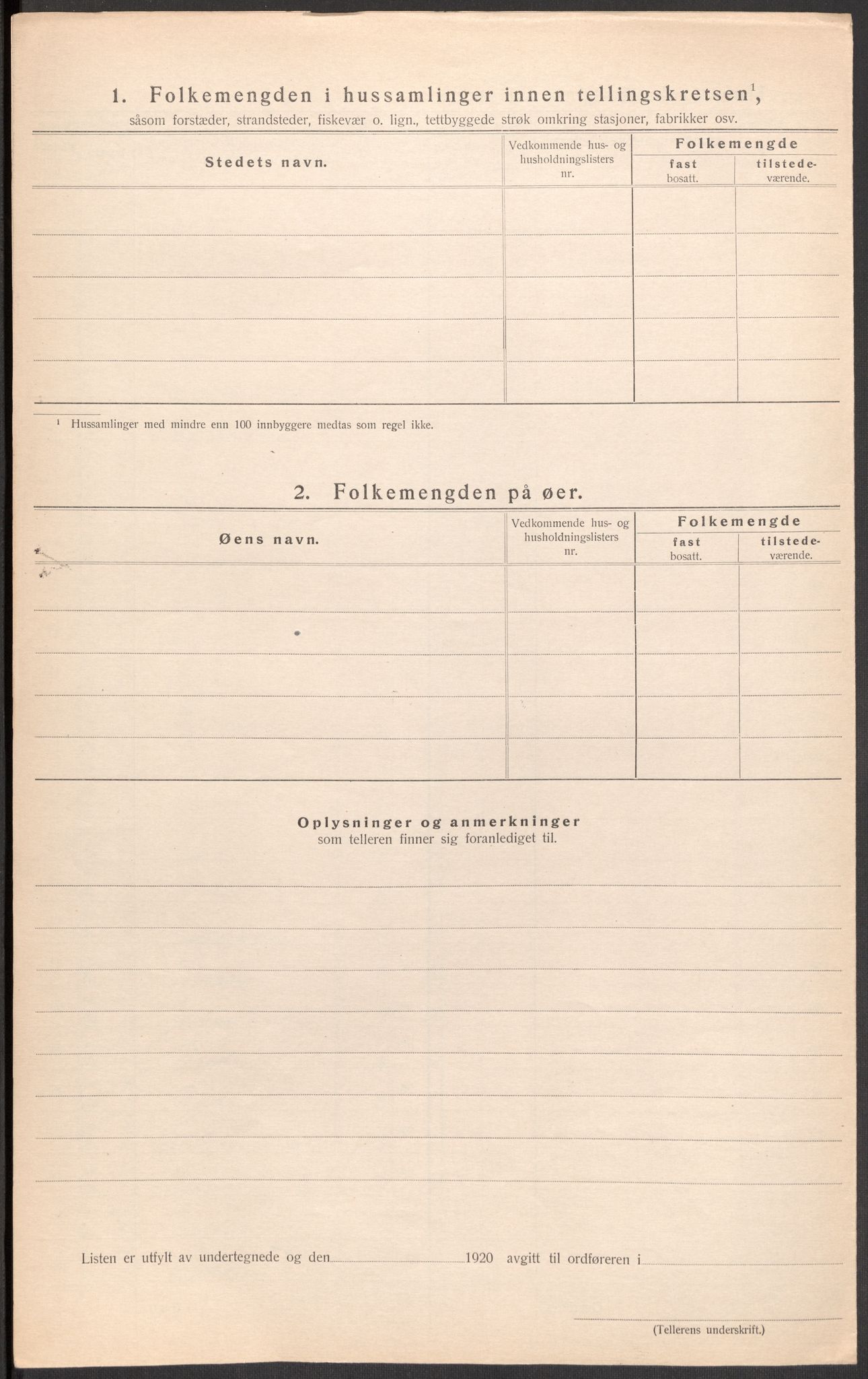 SAST, 1920 census for Mosterøy, 1920, p. 43