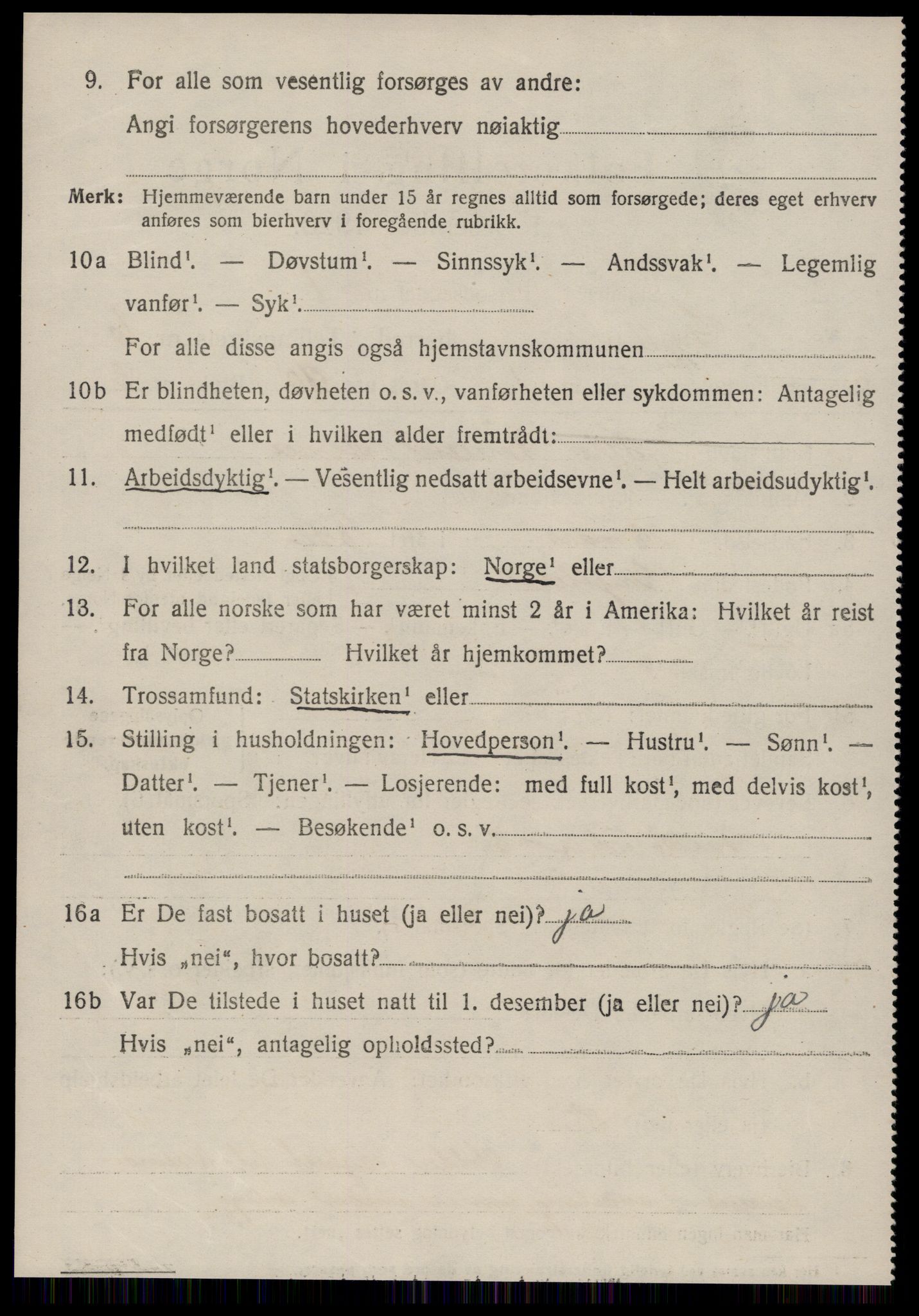 SAT, 1920 census for Grytten, 1920, p. 4151