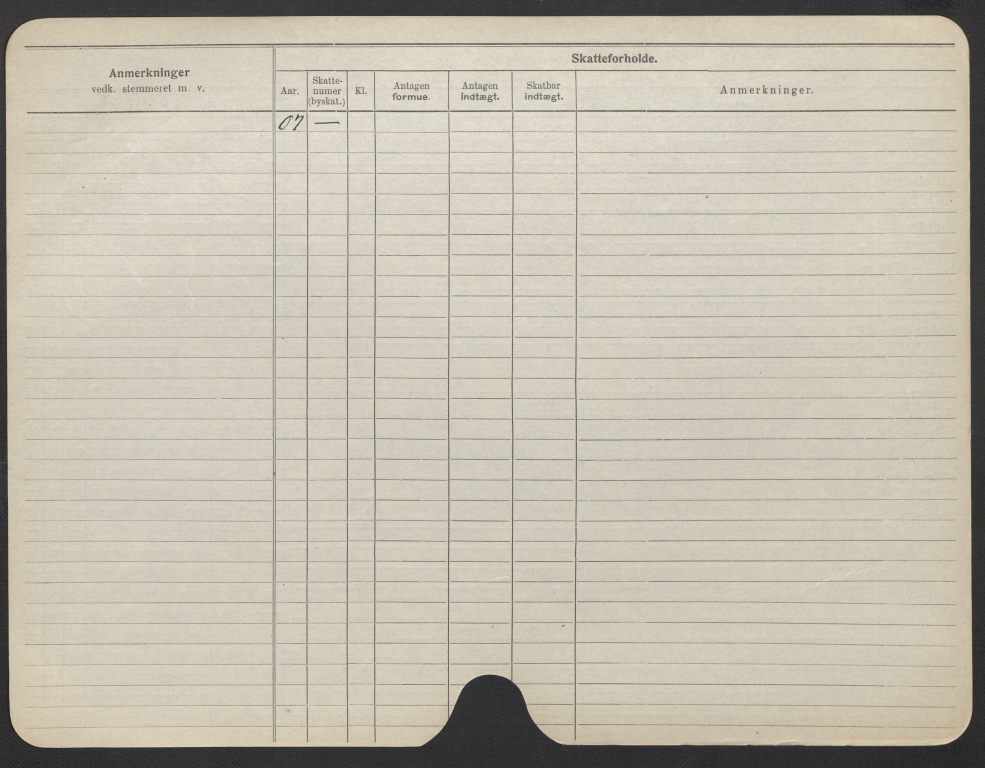 Oslo folkeregister, Registerkort, AV/SAO-A-11715/F/Fa/Fac/L0022: Kvinner, 1906-1914, p. 726b