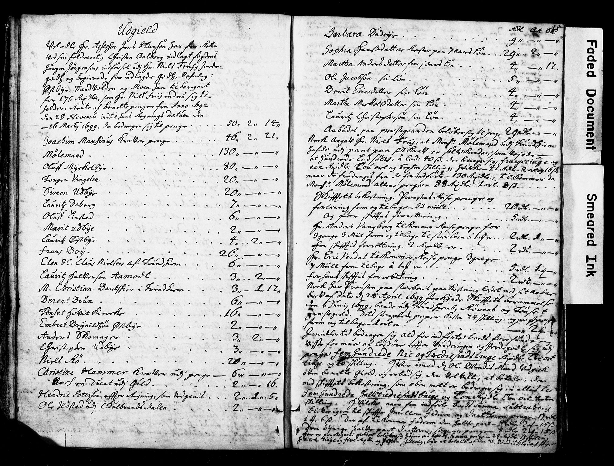 Østerdalens prosti, AV/SAH-PROST-028/G/Ga/L0001: Skifteprotokoll, geistlige skifter, 1696-1779, p. 17b-18a