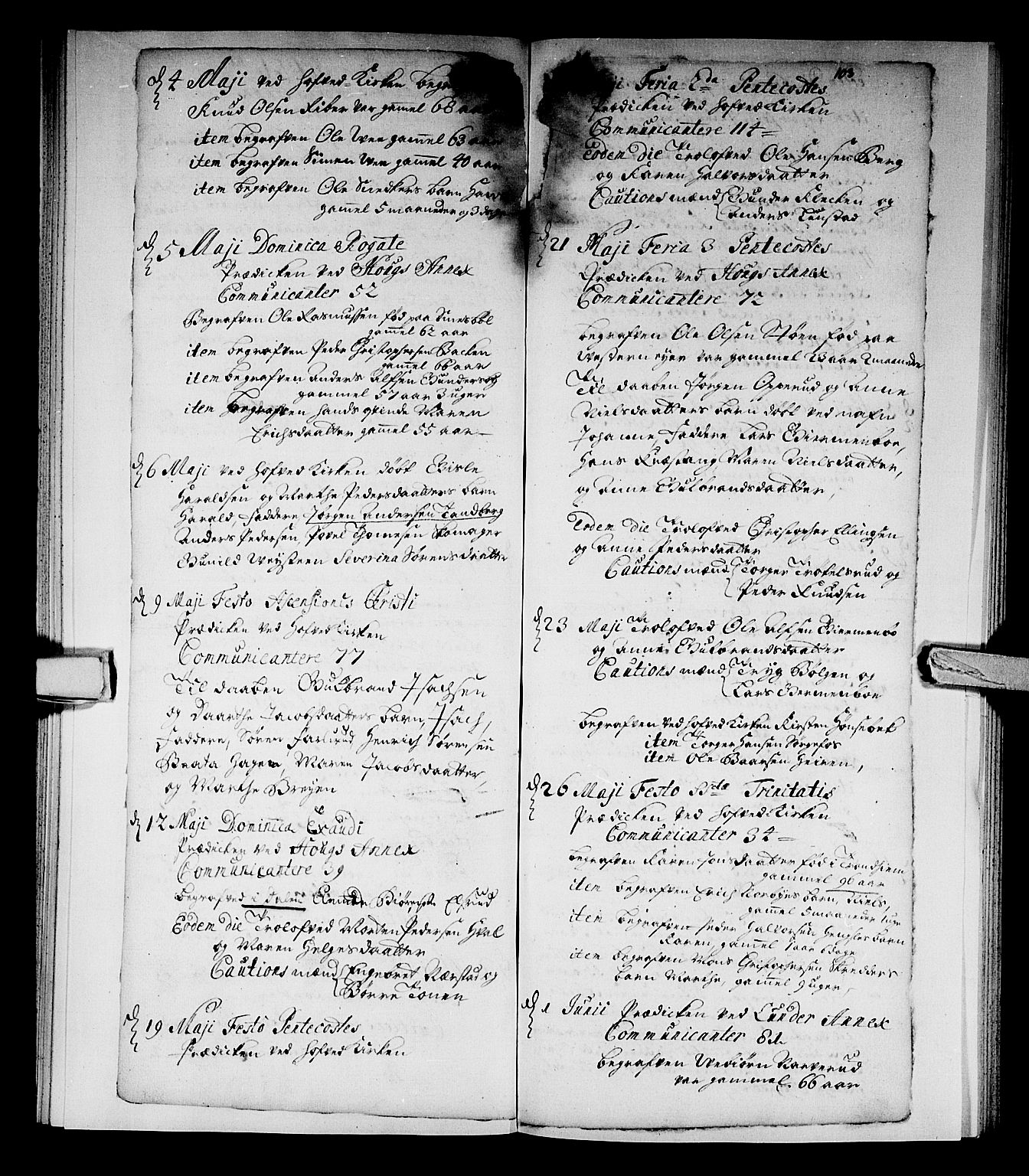 Norderhov kirkebøker, AV/SAKO-A-237/F/Fa/L0002a: Parish register (official) no. 2A, 1716-1725, p. 102-103