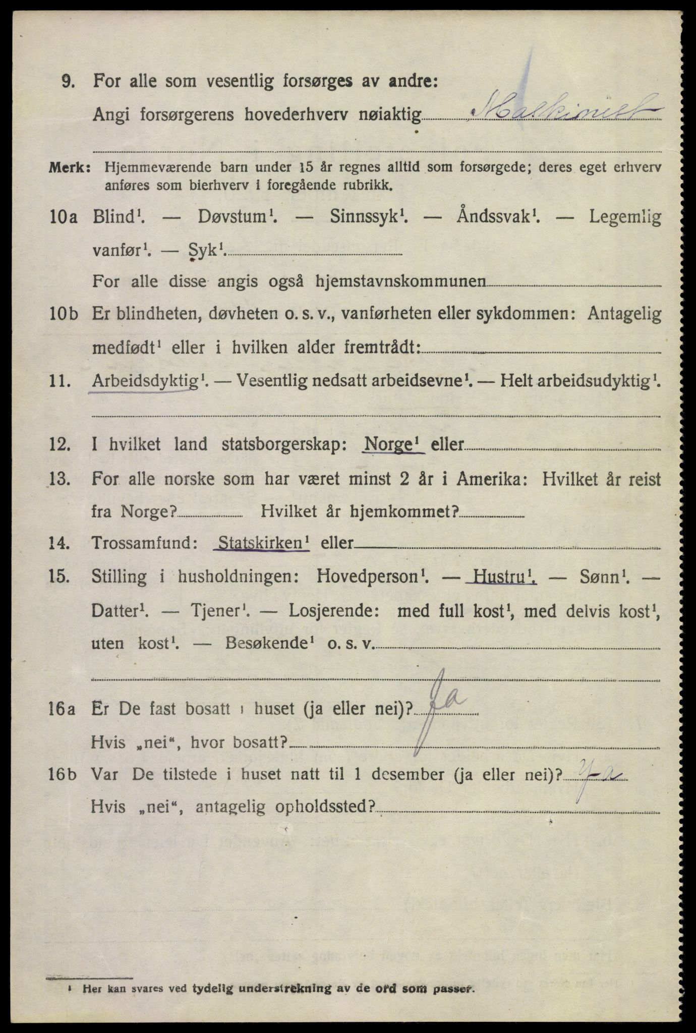 SAKO, 1920 census for Sem, 1920, p. 13402