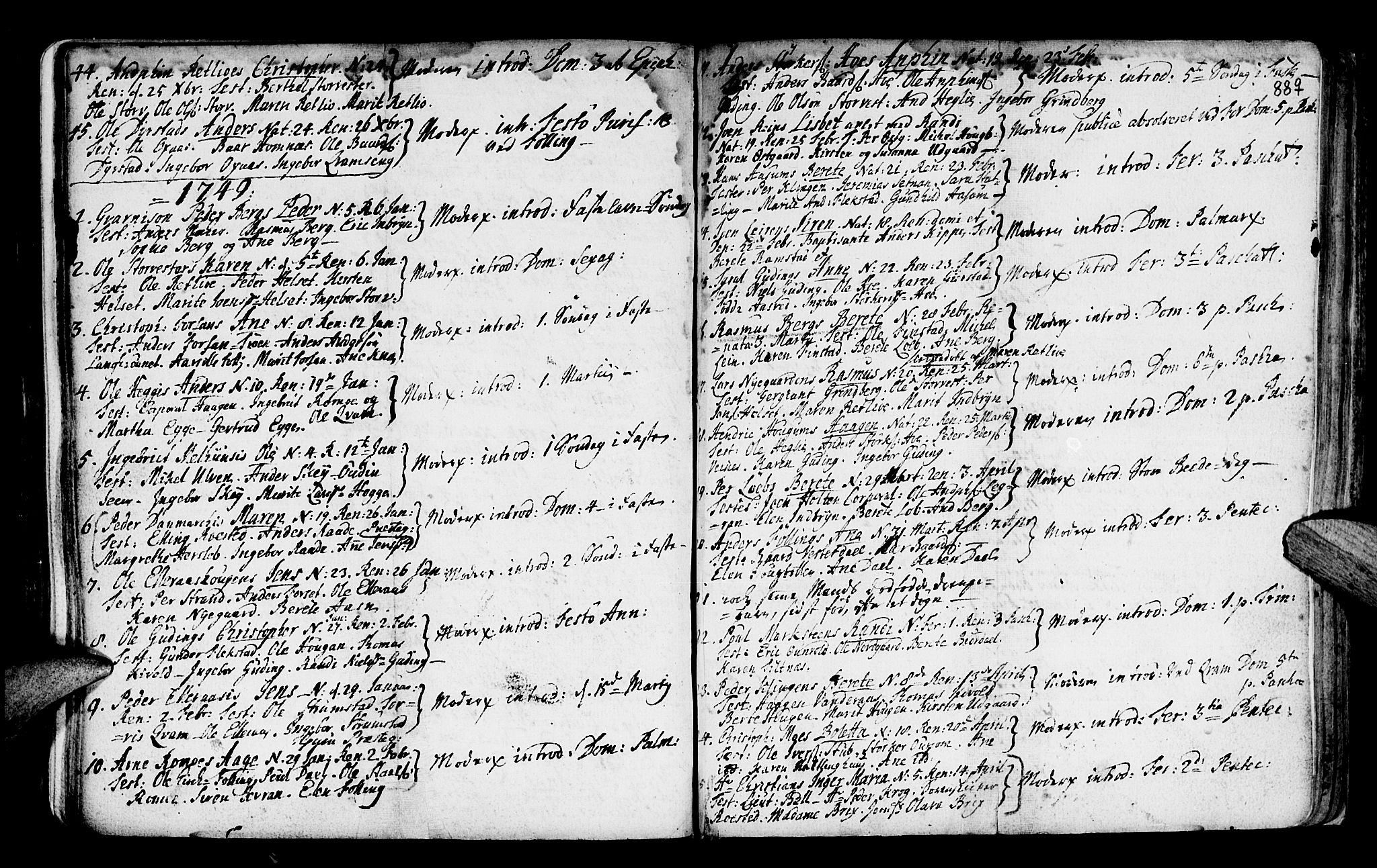 Ministerialprotokoller, klokkerbøker og fødselsregistre - Nord-Trøndelag, SAT/A-1458/746/L0439: Parish register (official) no. 746A01, 1688-1759, p. 88q