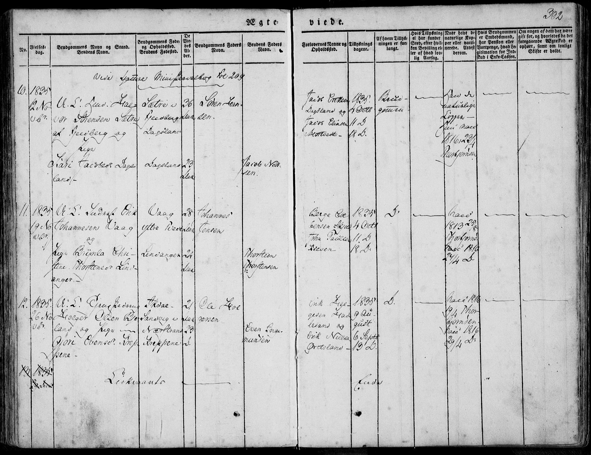 Skjold sokneprestkontor, AV/SAST-A-101847/H/Ha/Haa/L0006: Parish register (official) no. A 6.1, 1835-1858, p. 302