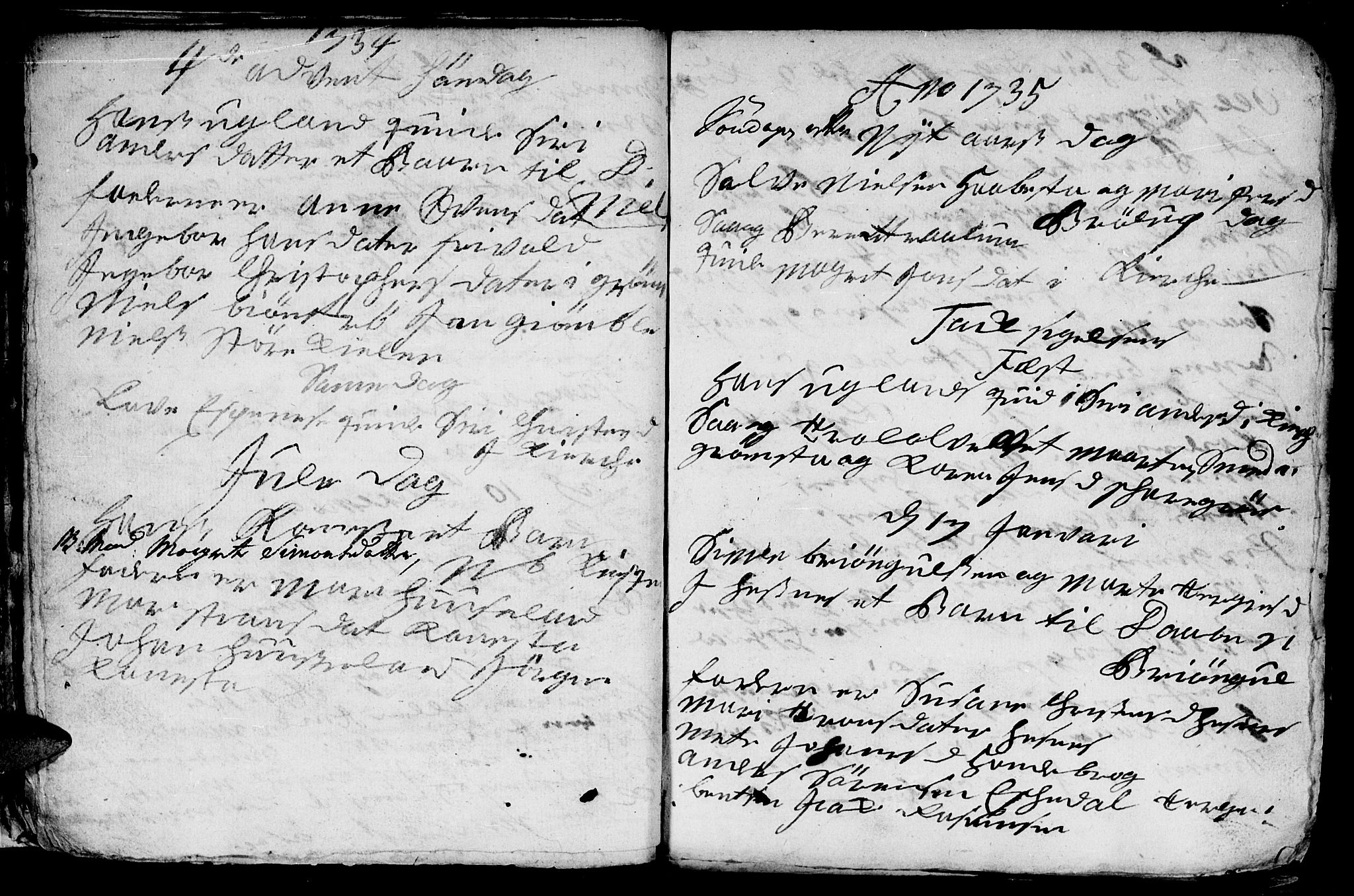 Fjære sokneprestkontor, AV/SAK-1111-0011/F/Fb/L0001: Parish register (copy) no. B 1, 1732-1750, p. 28