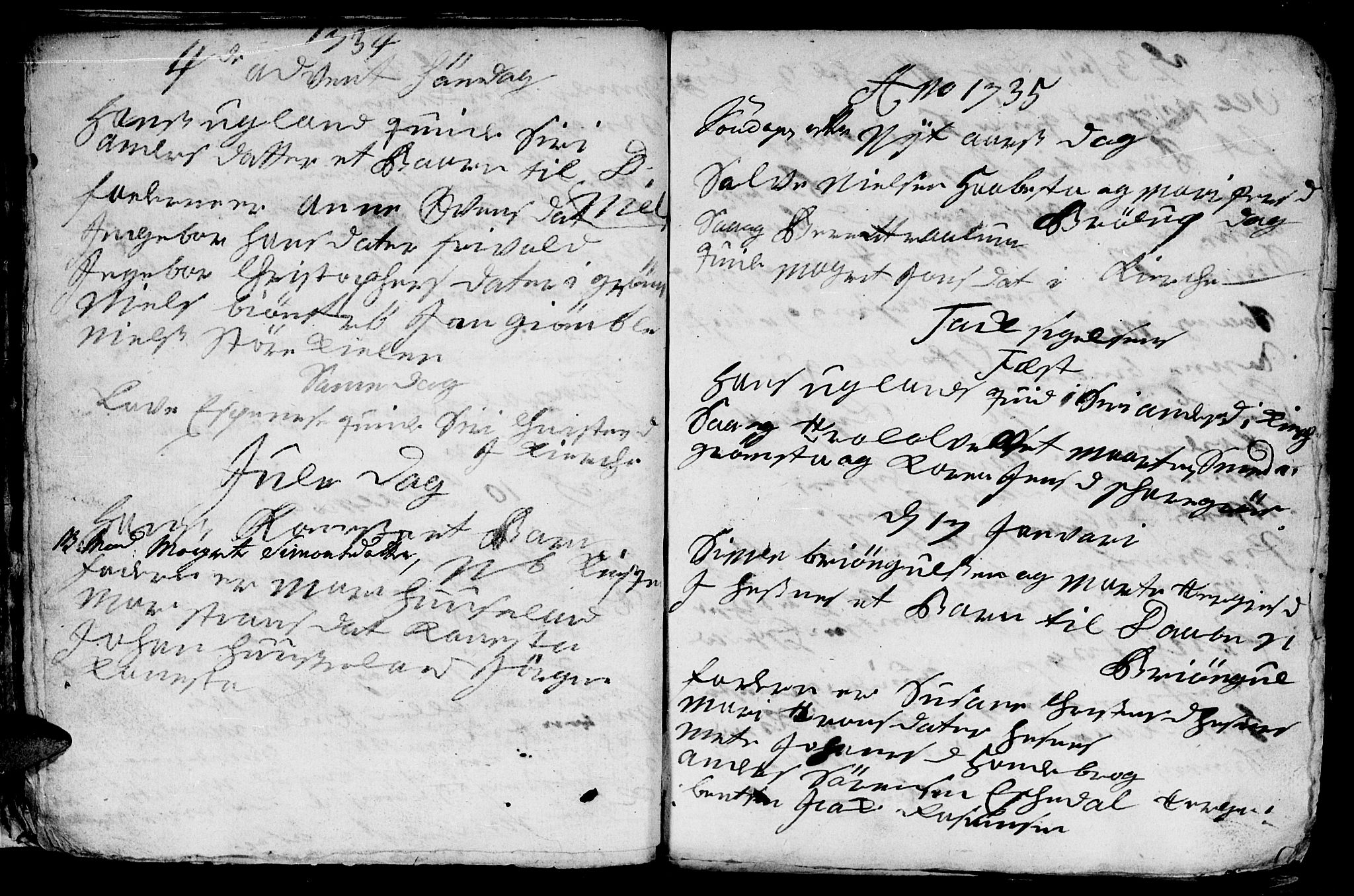 Fjære sokneprestkontor, AV/SAK-1111-0011/F/Fb/L0001: Parish register (copy) no. B 1, 1732-1750, p. 28