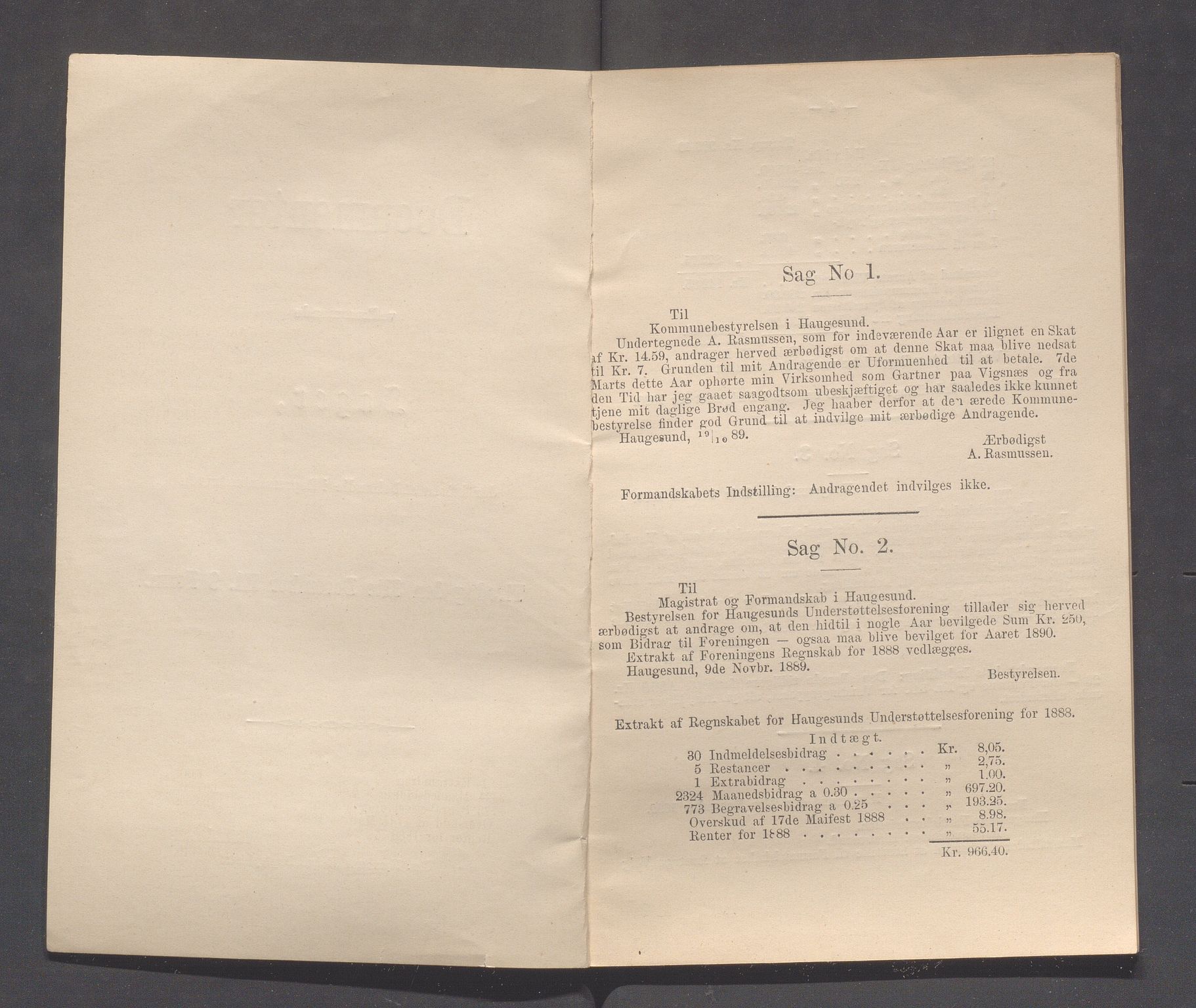 Haugesund kommune - Formannskapet og Bystyret, IKAR/A-740/A/Abb/L0001: Bystyreforhandlinger, 1889-1907, p. 19