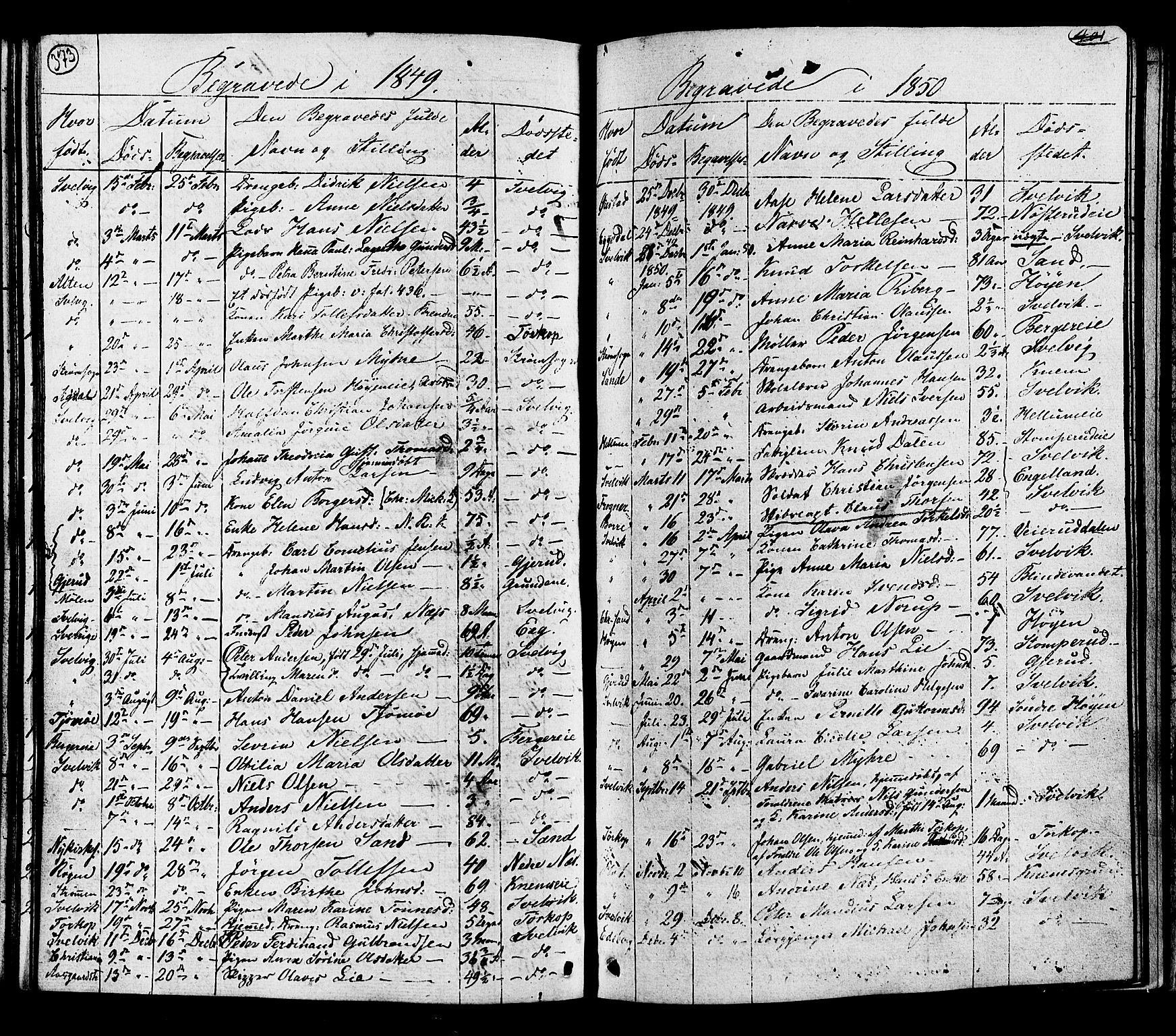 Hurum kirkebøker, SAKO/A-229/G/Ga/L0002: Parish register (copy) no. I 2, 1827-1857, p. 373