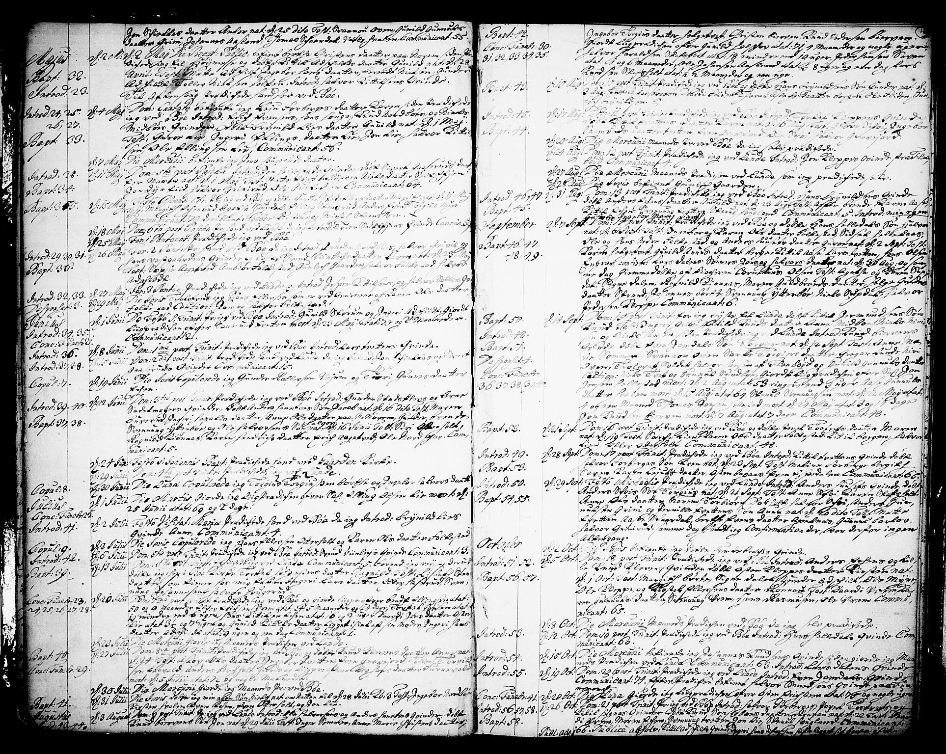 Bø kirkebøker, SAKO/A-257/F/Fa/L0003: Parish register (official) no. 3, 1733-1748, p. 14