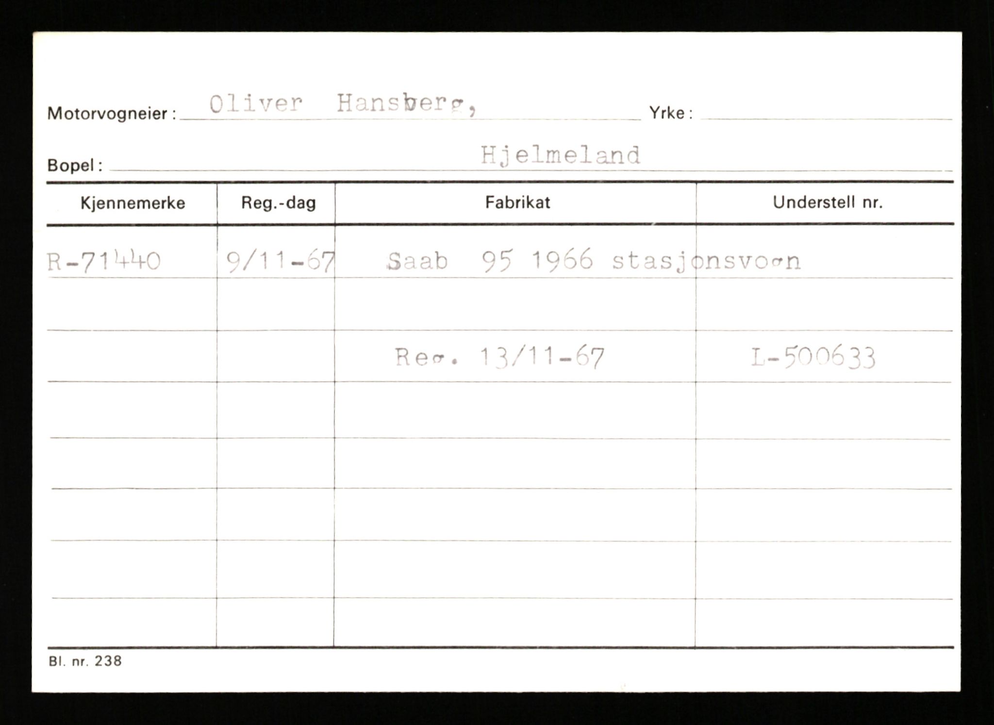 Stavanger trafikkstasjon, AV/SAST-A-101942/0/G/L0008: Registreringsnummer: 67519 - 84533, 1930-1971, p. 603