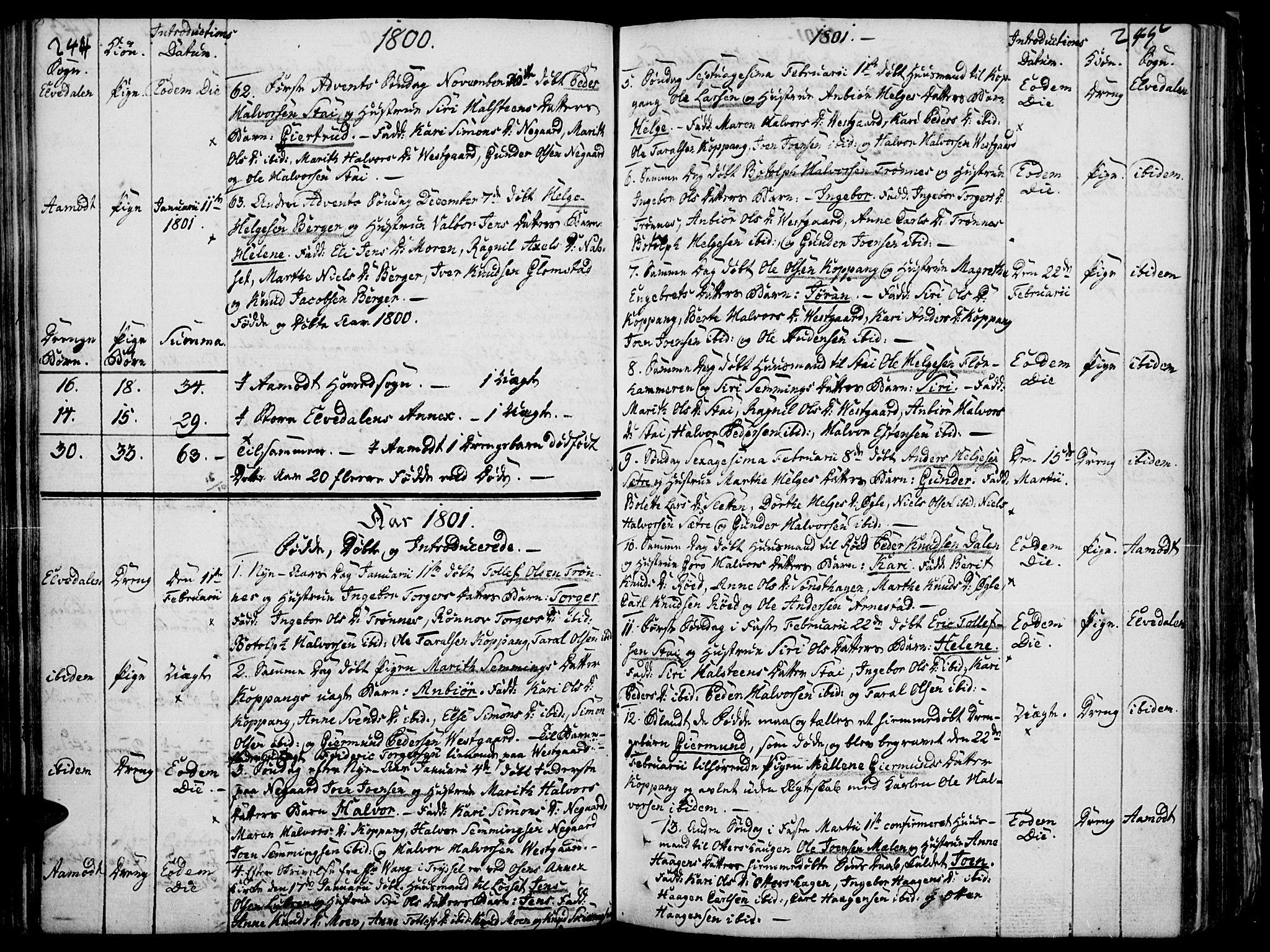 Åmot prestekontor, Hedmark, AV/SAH-PREST-056/H/Ha/Haa/L0003: Parish register (official) no. 3, 1780-1810, p. 244-245