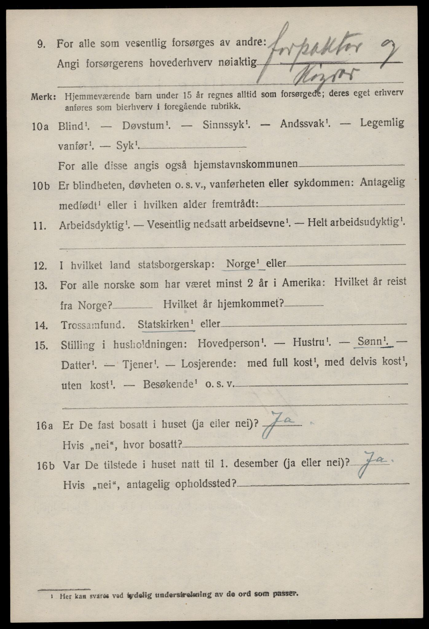 SAKO, 1920 census for Vinje, 1920, p. 1628
