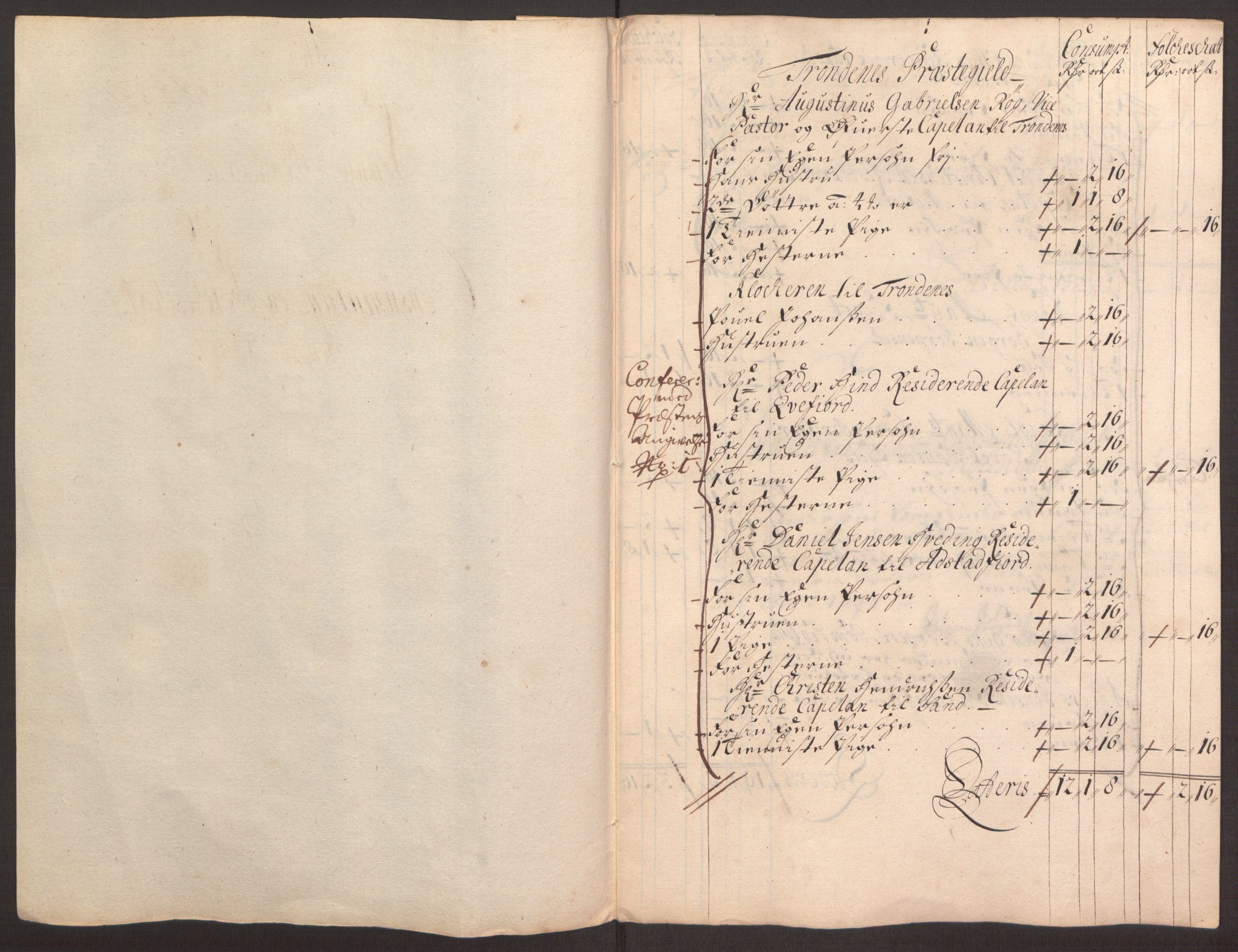 Rentekammeret inntil 1814, Reviderte regnskaper, Fogderegnskap, RA/EA-4092/R68/L4753: Fogderegnskap Senja og Troms, 1694-1696, p. 53