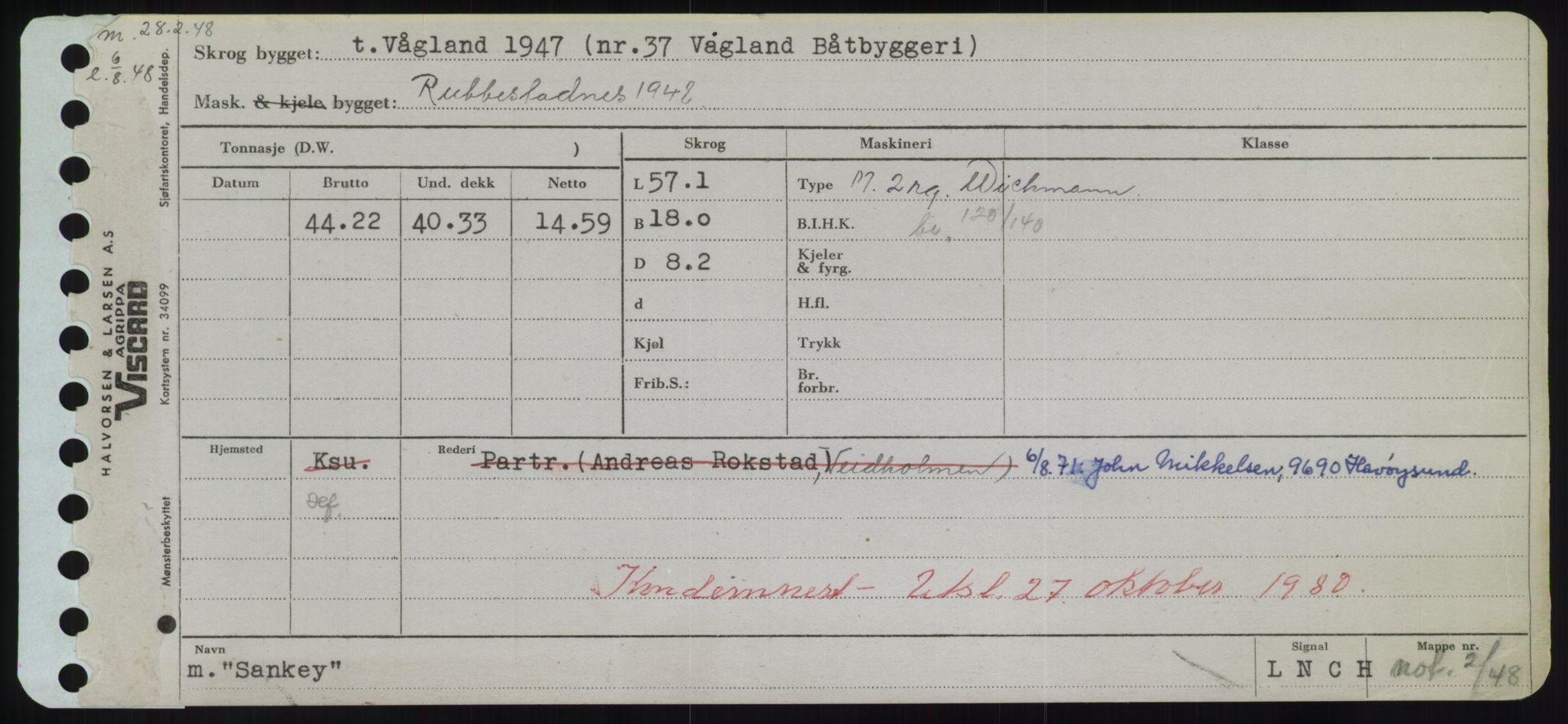 Sjøfartsdirektoratet med forløpere, Skipsmålingen, AV/RA-S-1627/H/Hd/L0032: Fartøy, San-Seve, p. 141