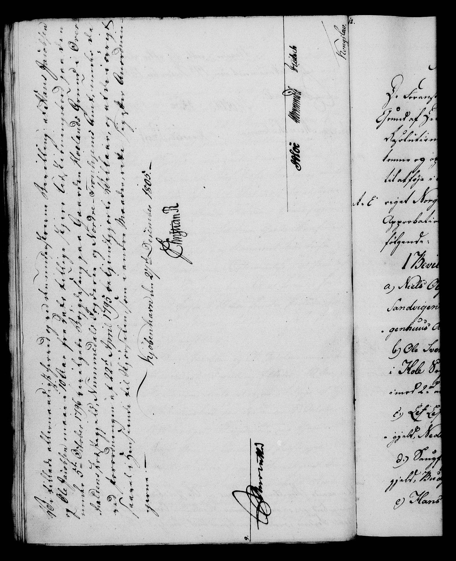 Rentekammeret, Kammerkanselliet, AV/RA-EA-3111/G/Gf/Gfa/L0087: Norsk relasjons- og resolusjonsprotokoll (merket RK 52.87), 1805, p. 663