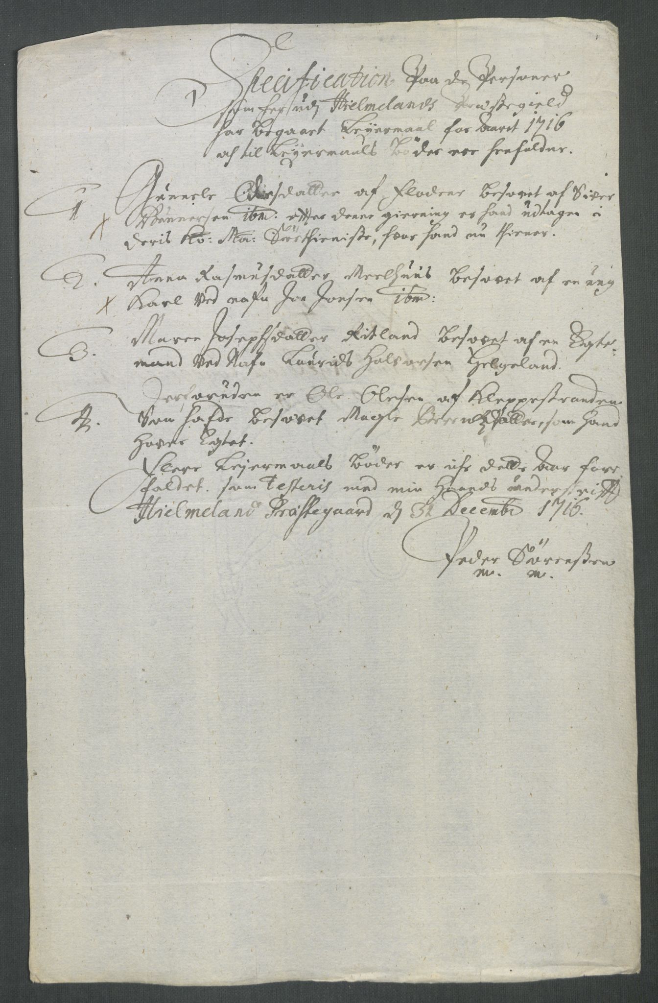 Rentekammeret inntil 1814, Reviderte regnskaper, Fogderegnskap, AV/RA-EA-4092/R47/L2869: Fogderegnskap Ryfylke, 1716, p. 264