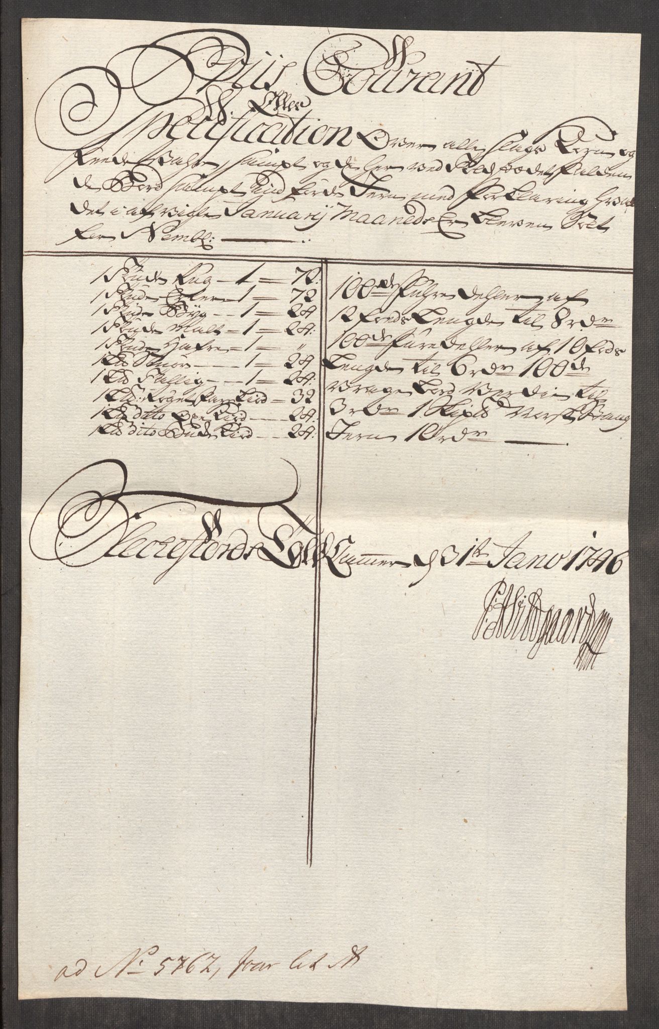 Rentekammeret inntil 1814, Realistisk ordnet avdeling, RA/EA-4070/Oe/L0003: [Ø1]: Priskuranter, 1745-1748, p. 441