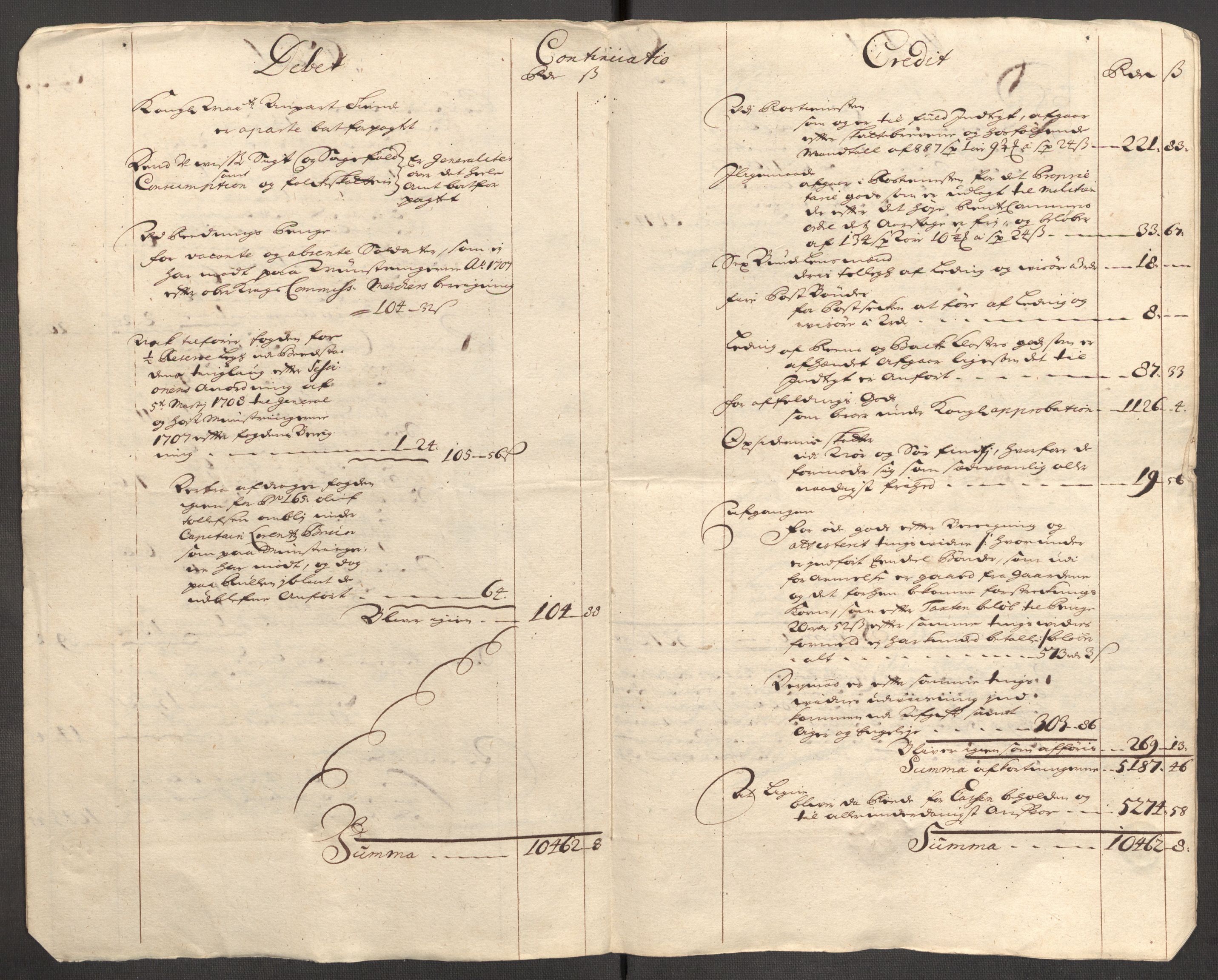 Rentekammeret inntil 1814, Reviderte regnskaper, Fogderegnskap, AV/RA-EA-4092/R63/L4316: Fogderegnskap Inderøy, 1708, p. 14