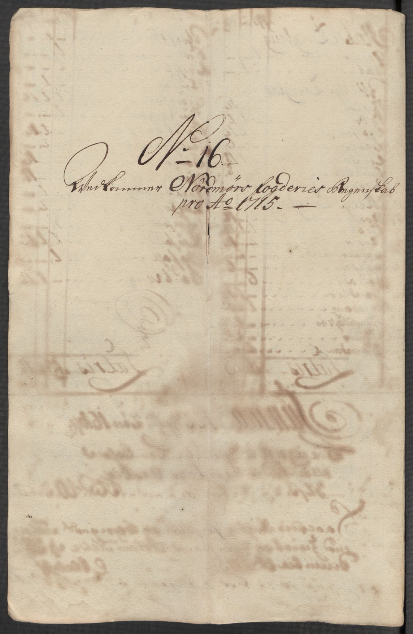 Rentekammeret inntil 1814, Reviderte regnskaper, Fogderegnskap, RA/EA-4092/R56/L3748: Fogderegnskap Nordmøre, 1714-1715, p. 469