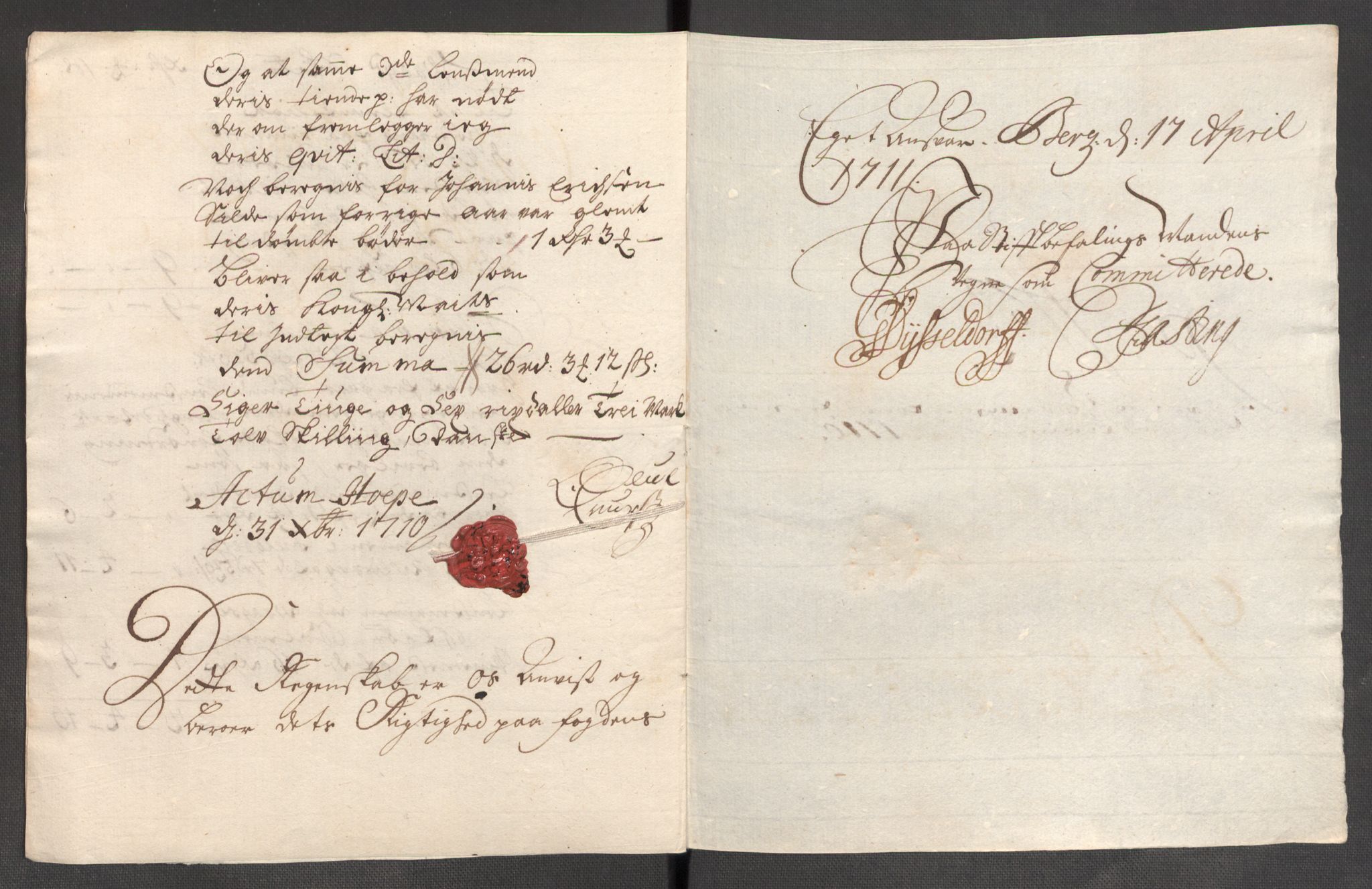Rentekammeret inntil 1814, Reviderte regnskaper, Fogderegnskap, RA/EA-4092/R48/L2986: Fogderegnskap Sunnhordland og Hardanger, 1709-1710, p. 365