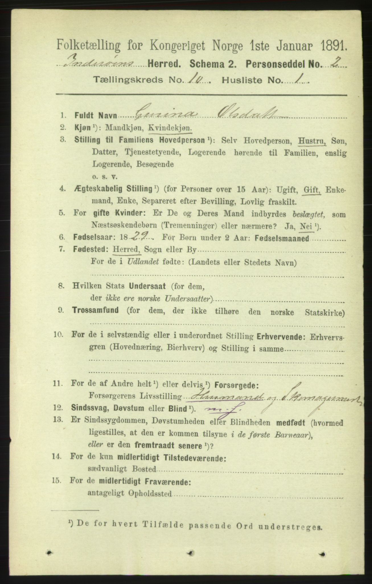 RA, 1891 census for 1729 Inderøy, 1891, p. 5572