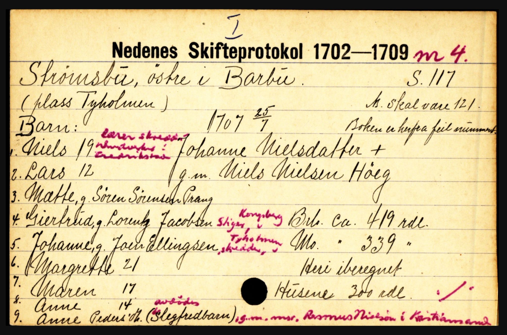 Nedenes sorenskriveri før 1824, AV/SAK-1221-0007/H, p. 28613