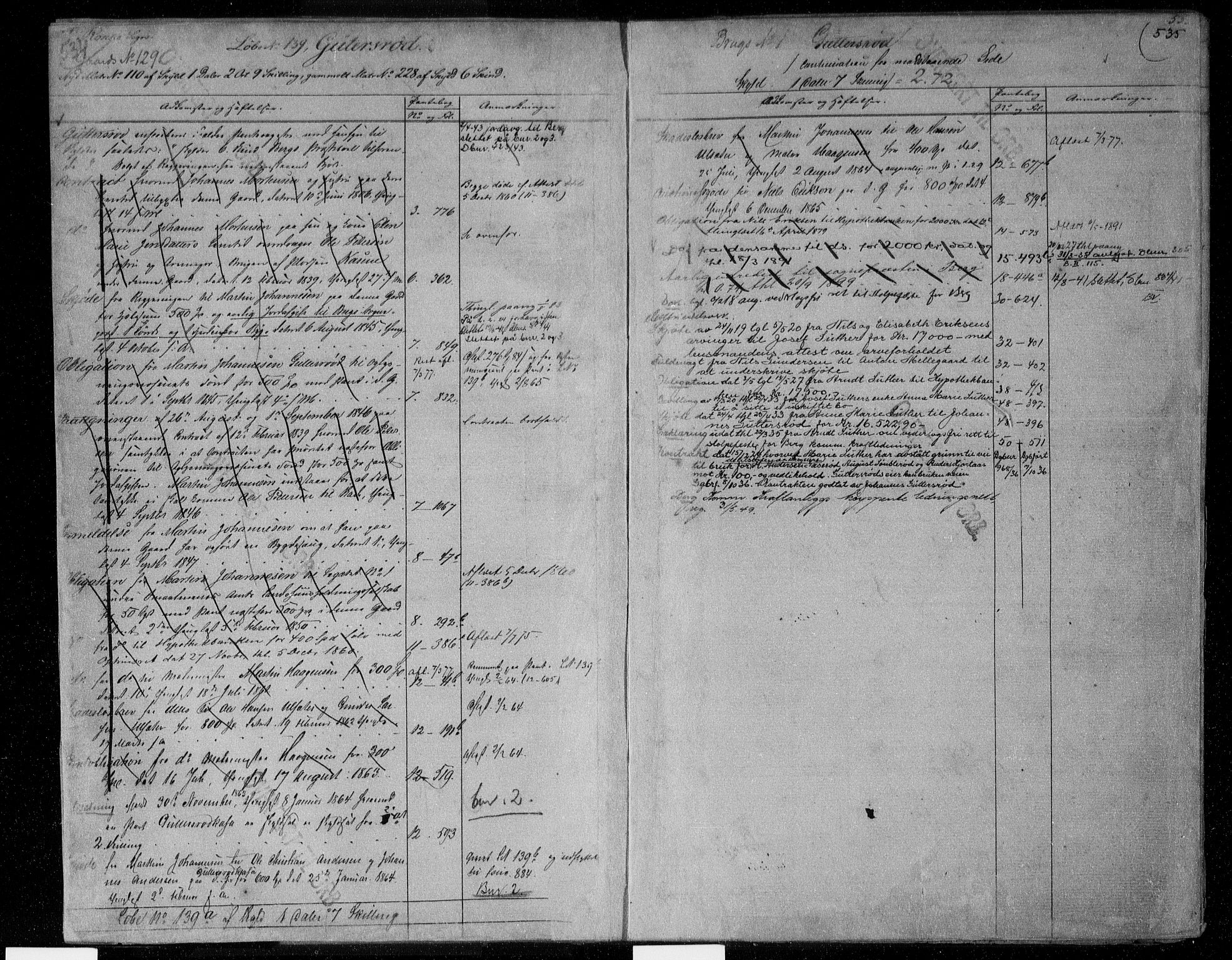Idd og Marker sorenskriveri, AV/SAO-A-10283/G/Ga/Gac/L0004b: Mortgage register no. II 4b, 1848-1953, p. 534-535