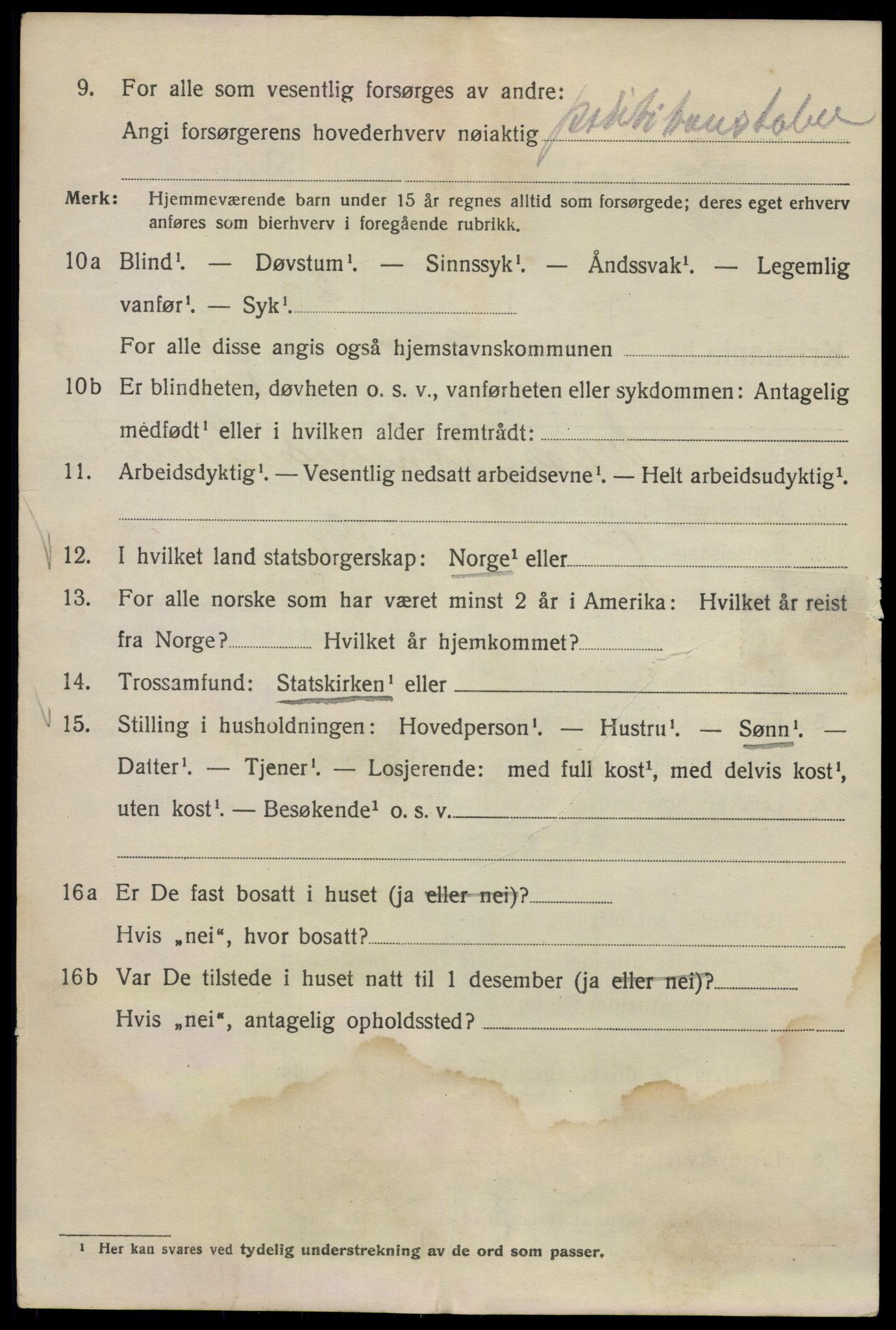 SAO, 1920 census for Kristiania, 1920, p. 174628