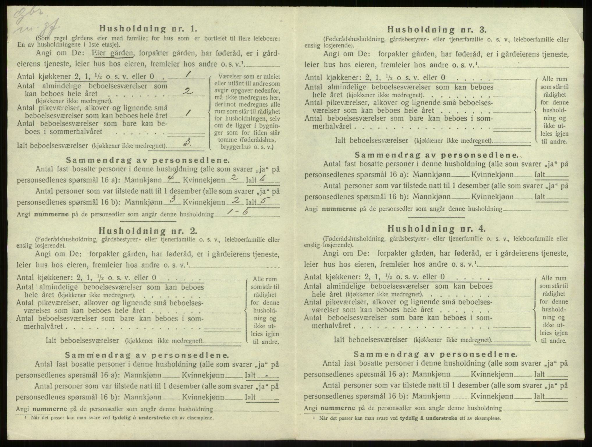 SAB, 1920 census for Sør-Vågsøy, 1920, p. 97