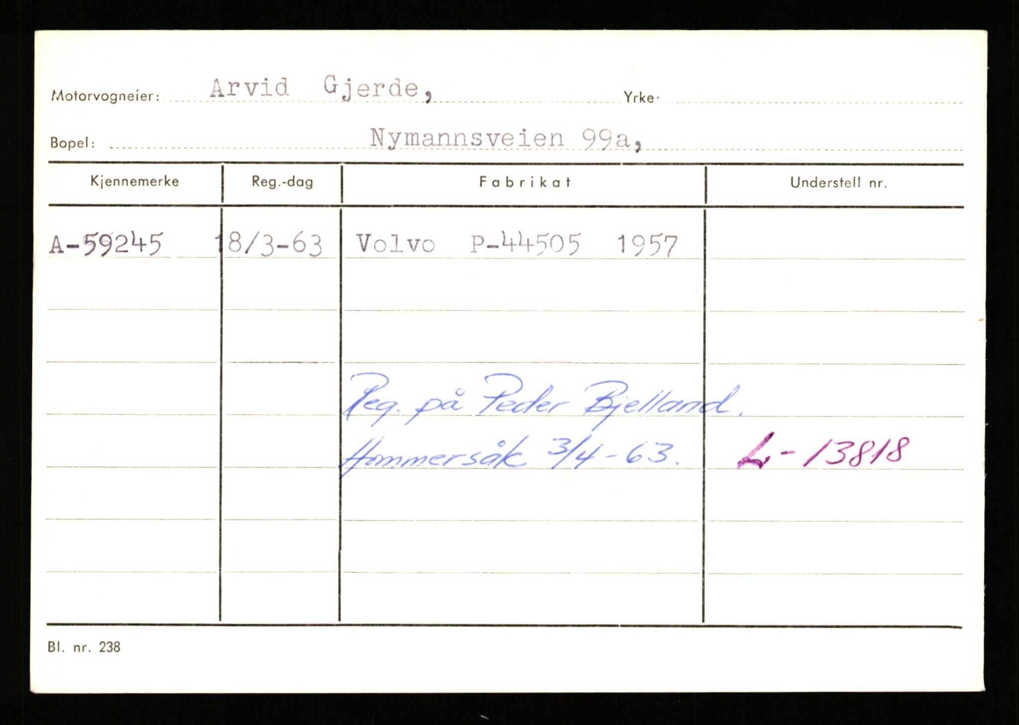 Stavanger trafikkstasjon, SAST/A-101942/0/G/L0007: Registreringsnummer: 49019 - 67460, 1930-1971, p. 2173