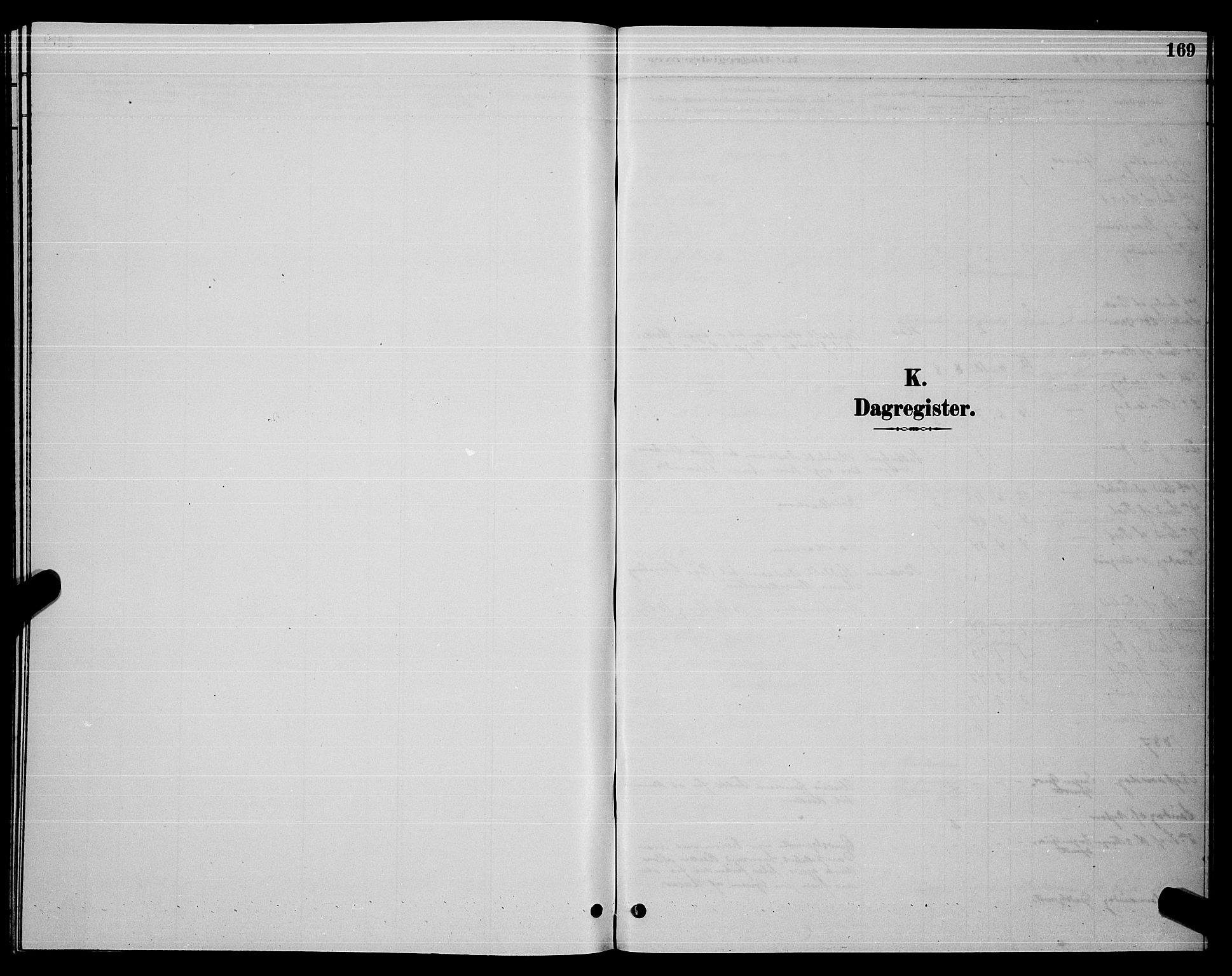Ministerialprotokoller, klokkerbøker og fødselsregistre - Nordland, SAT/A-1459/876/L1104: Parish register (copy) no. 876C03, 1886-1896, p. 169