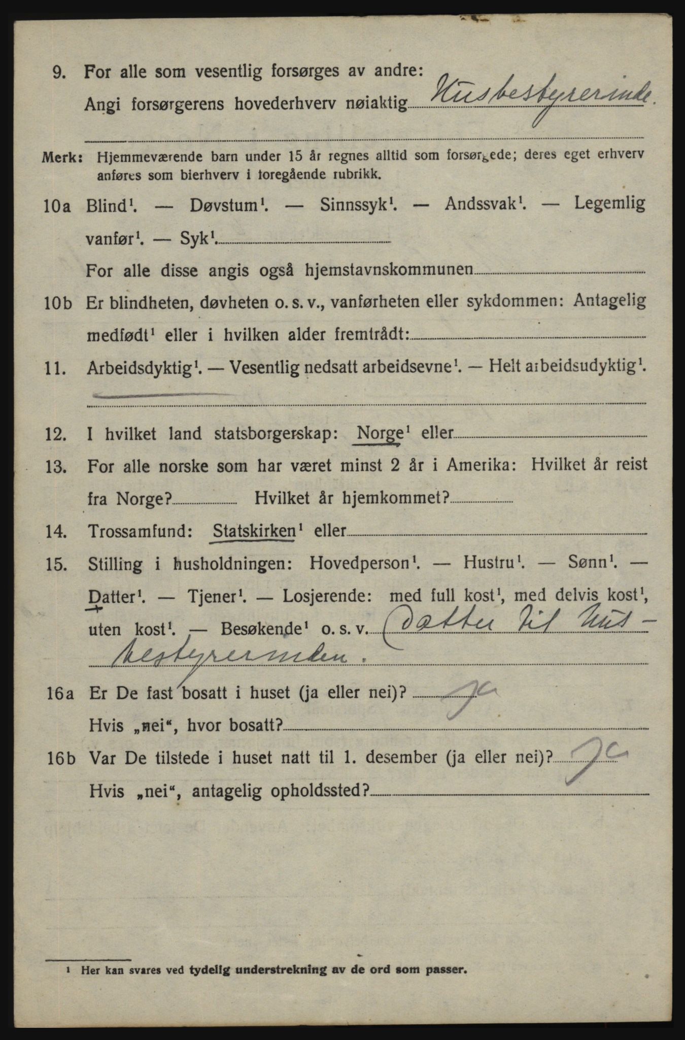 SAO, 1920 census for Skjeberg, 1920, p. 9492