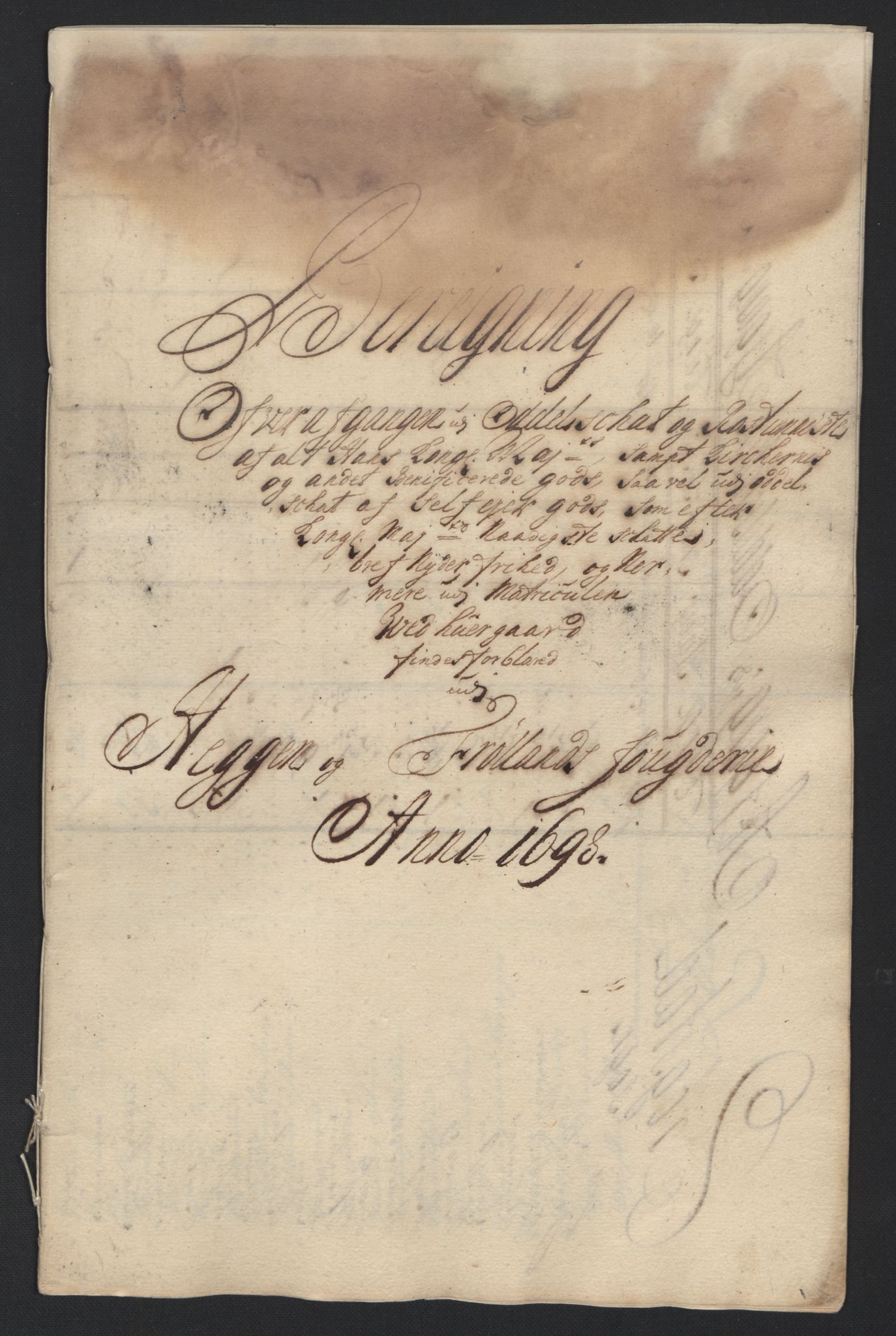 Rentekammeret inntil 1814, Reviderte regnskaper, Fogderegnskap, AV/RA-EA-4092/R07/L0288: Fogderegnskap Rakkestad, Heggen og Frøland, 1698, p. 318