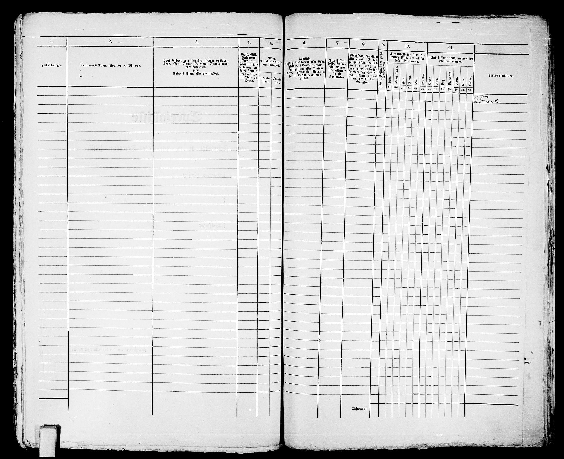 RA, 1865 census for Sandeherred/Sandefjord, 1865, p. 555