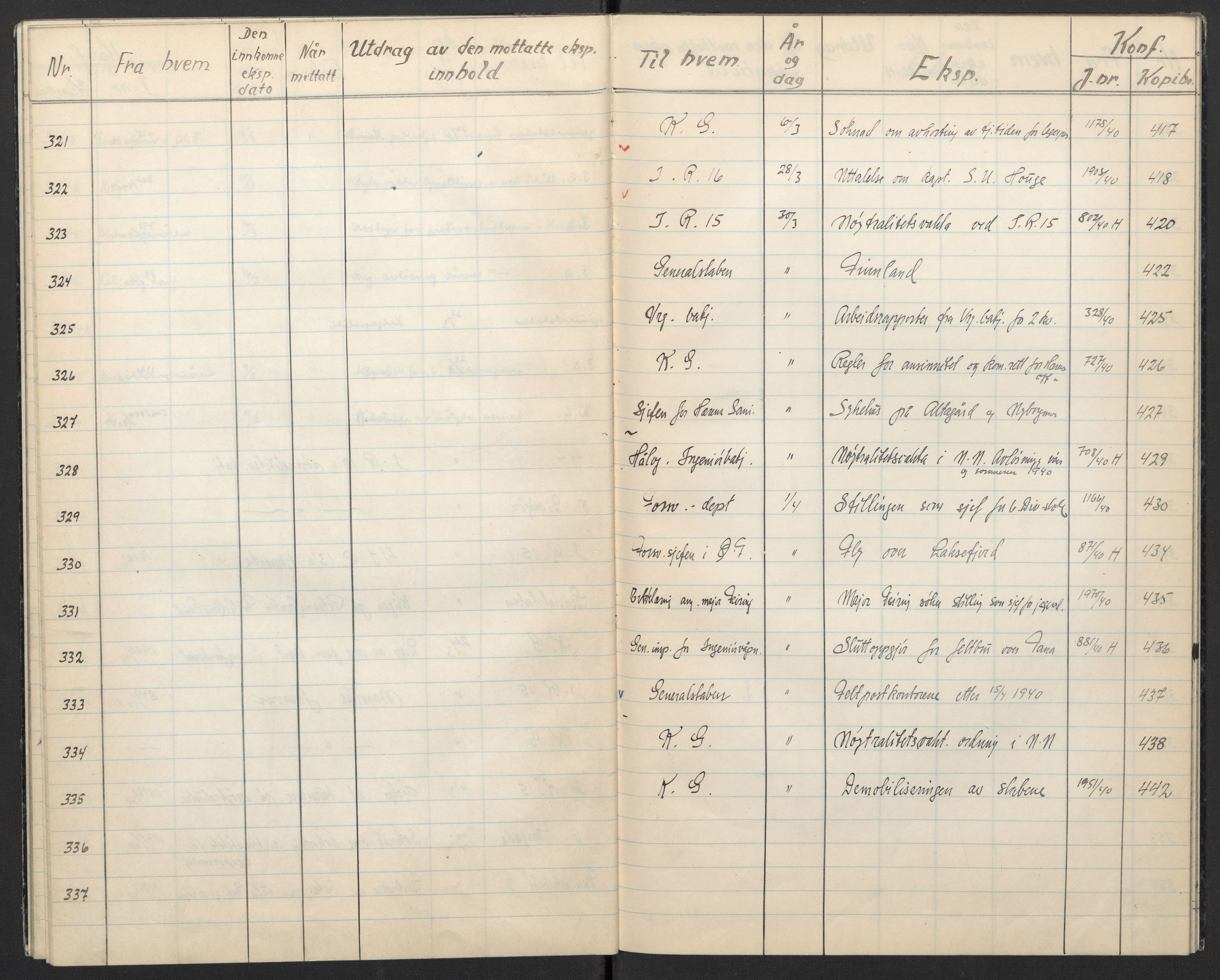 Forsvaret, Forsvarets krigshistoriske avdeling, AV/RA-RAFA-2017/Y/Yb/L0120: II-C-11-600  -  6. Divisjon, 1940, p. 21