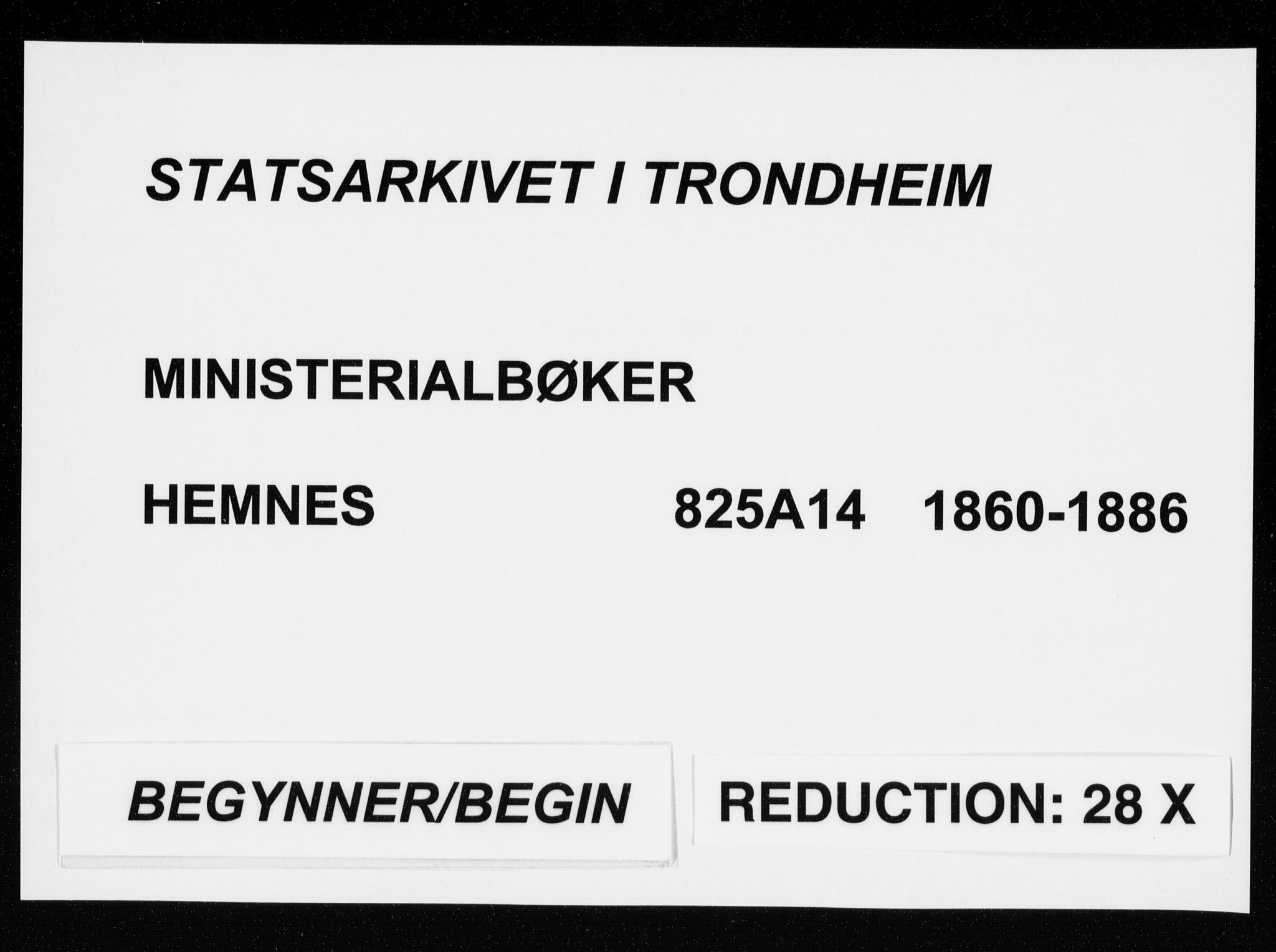 Ministerialprotokoller, klokkerbøker og fødselsregistre - Nordland, AV/SAT-A-1459/825/L0360: Parish register (official) no. 825A14, 1860-1886