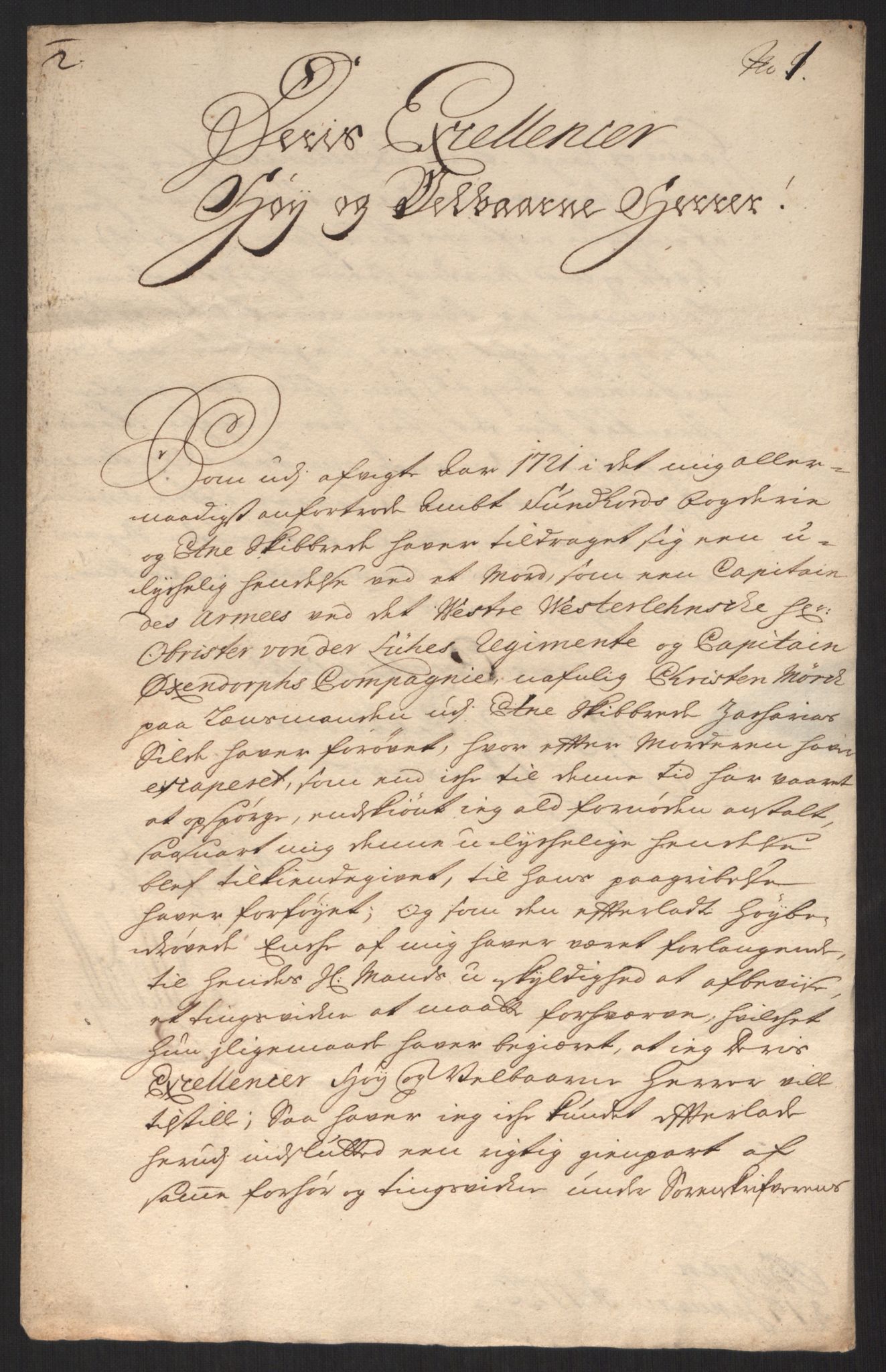 Kommanderende general (KG I) med Det norske krigsdirektorium, AV/RA-EA-5419/D/L0060: Stattholderens, stiftamtmenns og amtmenns brev, 1720-1730, p. 142