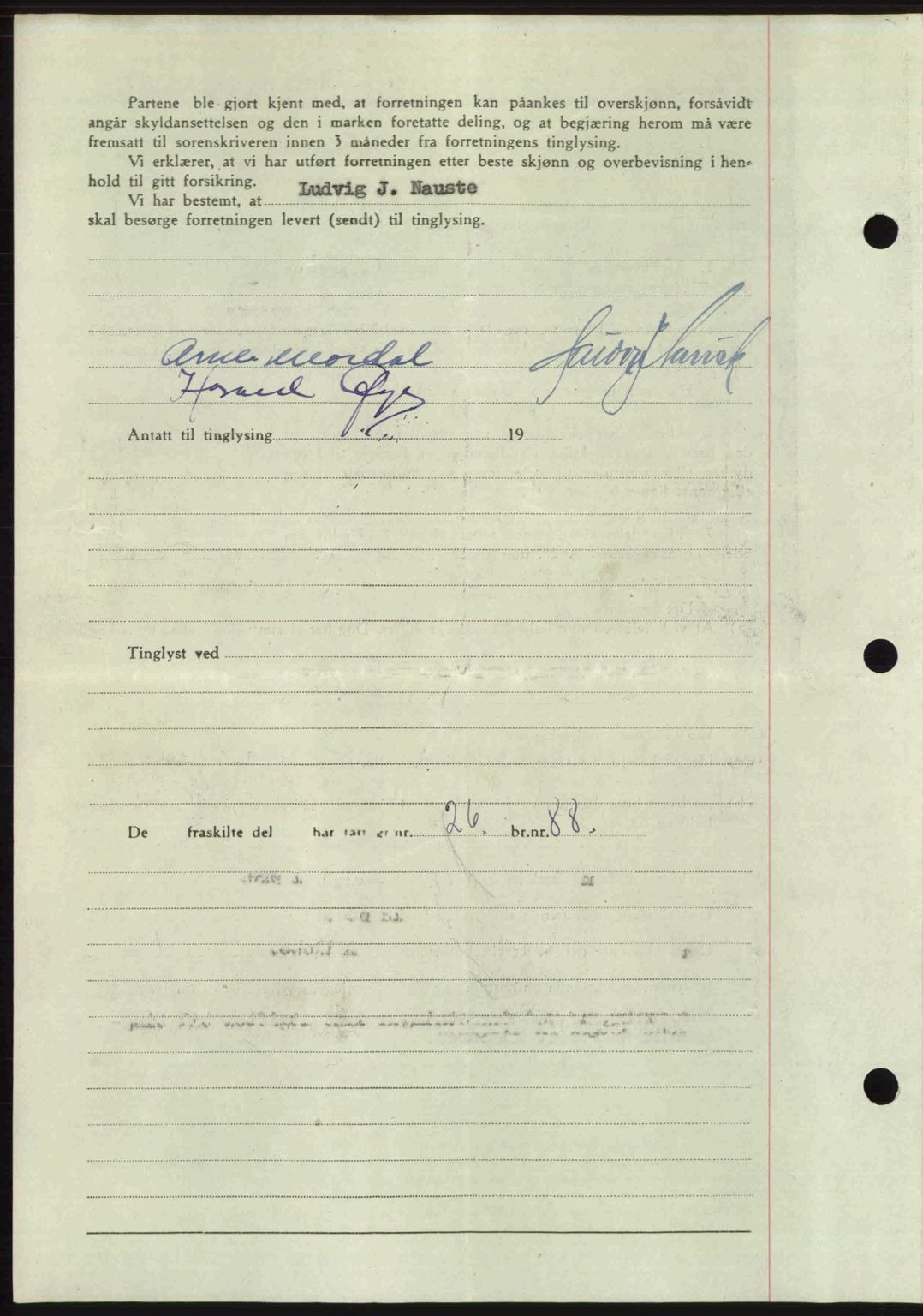 Romsdal sorenskriveri, AV/SAT-A-4149/1/2/2C: Mortgage book no. A31, 1949-1949, Diary no: : 2618/1949