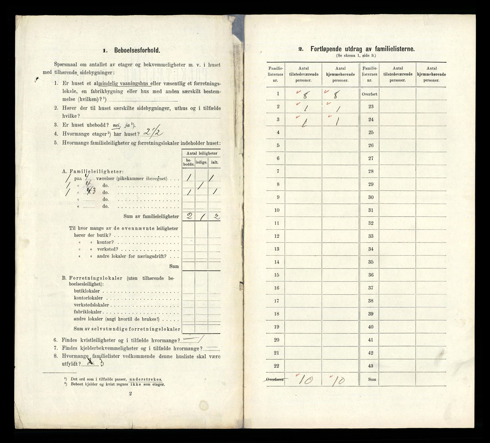 RA, 1910 census for Skien, 1910, p. 1035