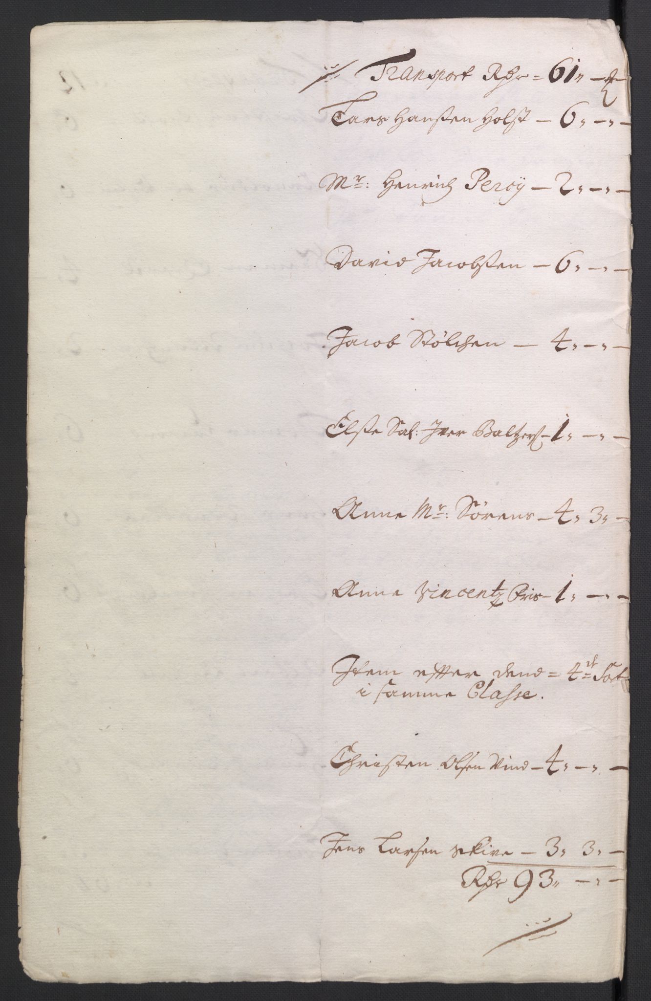 Rentekammeret inntil 1814, Reviderte regnskaper, Byregnskaper, AV/RA-EA-4066/R/Rs/L0506: [S2] Kontribusjonsregnskap, 1691-1692, p. 694