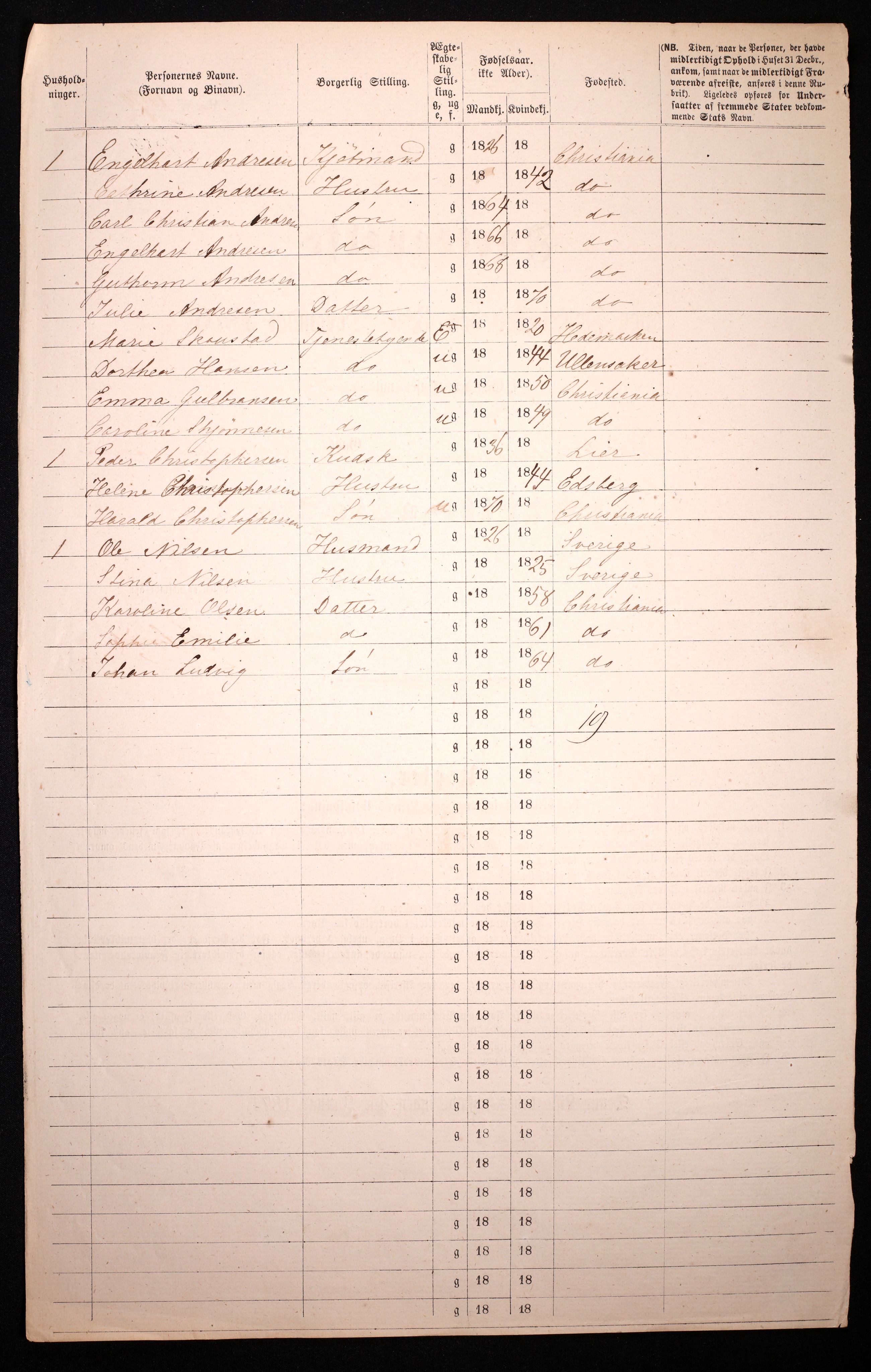 RA, 1870 census for 0301 Kristiania, 1870, p. 687