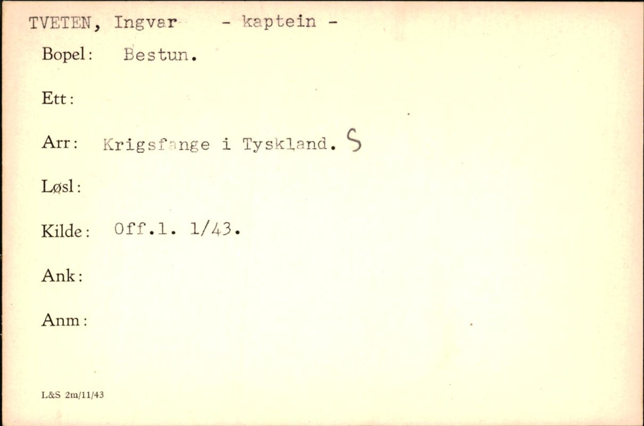 Forsvaret, Forsvarets krigshistoriske avdeling, AV/RA-RAFA-2017/Y/Yf/L0200: II-C-11-2102  -  Norske krigsfanger i Tyskland, 1940-1945, p. 1081