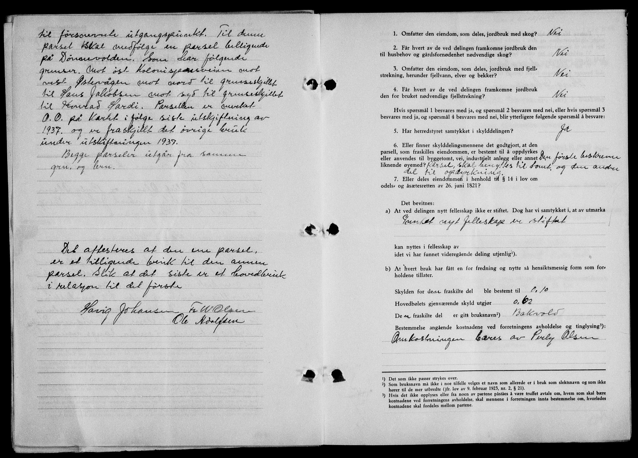 Lofoten sorenskriveri, SAT/A-0017/1/2/2C/L0015a: Mortgage book no. 15a, 1946-1947, Diary no: : 1727/1946