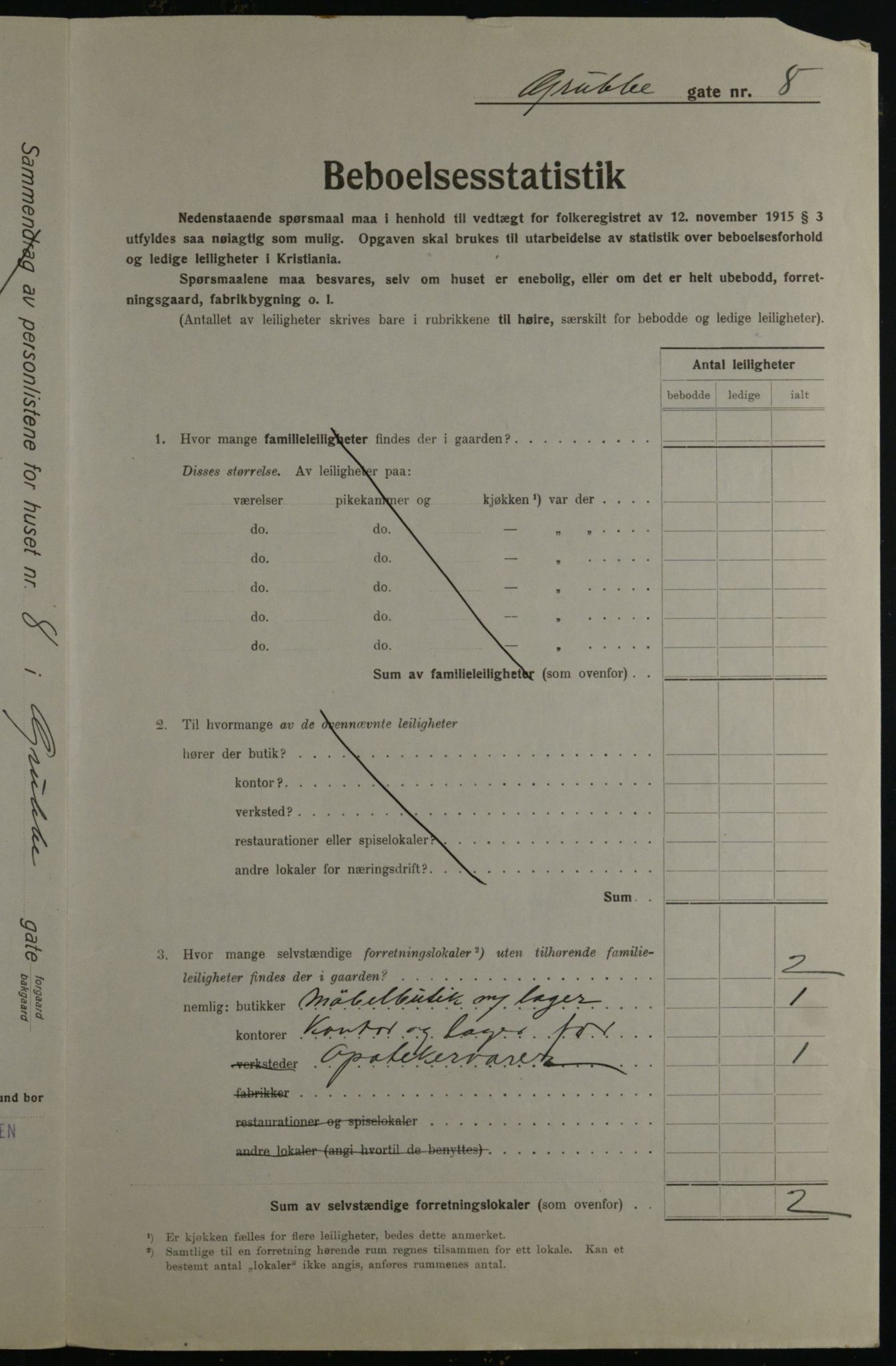 OBA, Municipal Census 1923 for Kristiania, 1923, p. 34068