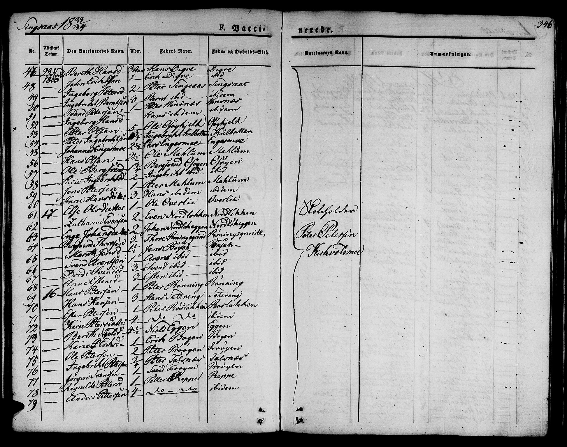 Ministerialprotokoller, klokkerbøker og fødselsregistre - Sør-Trøndelag, SAT/A-1456/685/L0961: Parish register (official) no. 685A05 /2, 1829-1845, p. 346