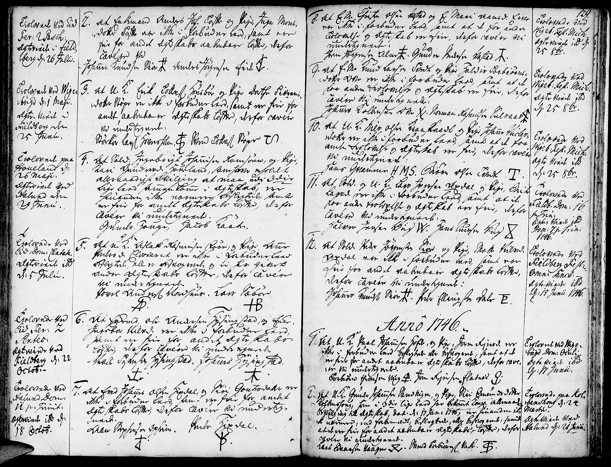 Fjelberg sokneprestembete, SAB/A-75201/H/Haa: Parish register (official) no. A 1, 1739-1759, p. 129